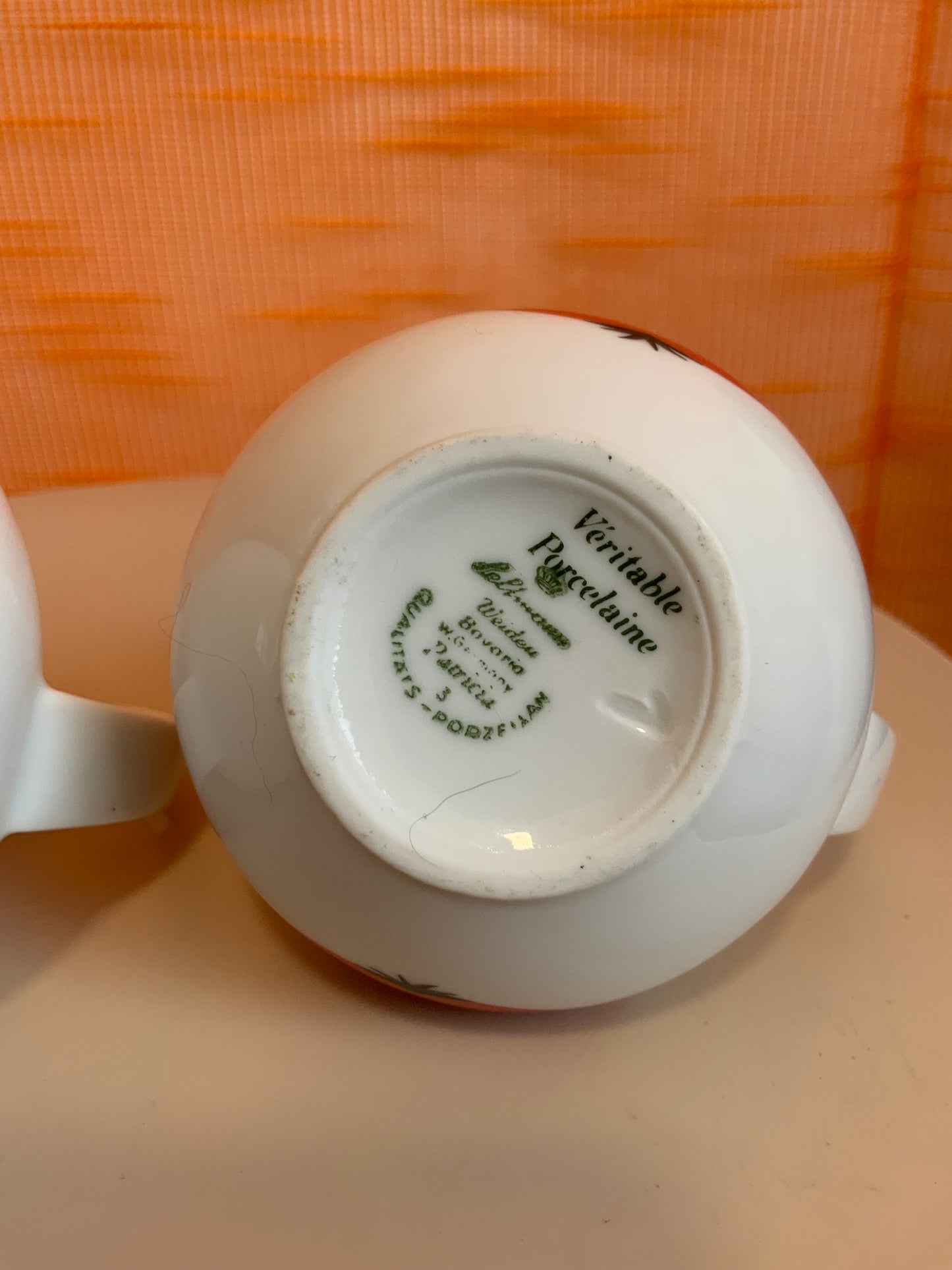 2 pots à lait porcelaine Pommes Bavaria Seltmann Vintage- W Germany