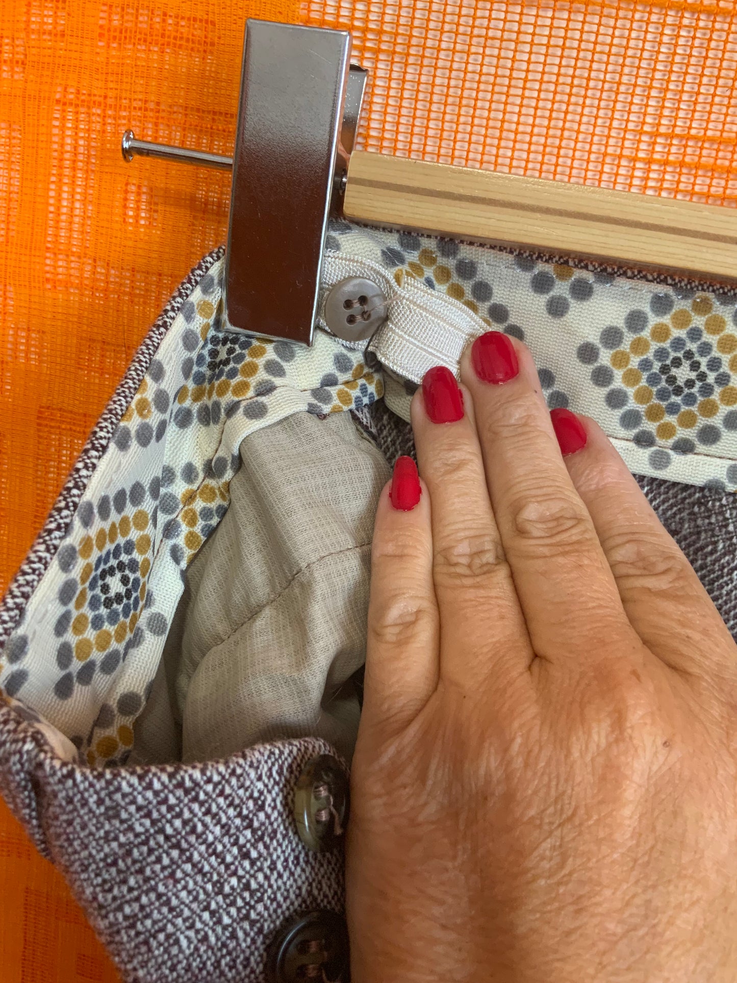 Sublime Tailleur Flare- Pelle à tartes Vintage 1970 Deadstock - T32