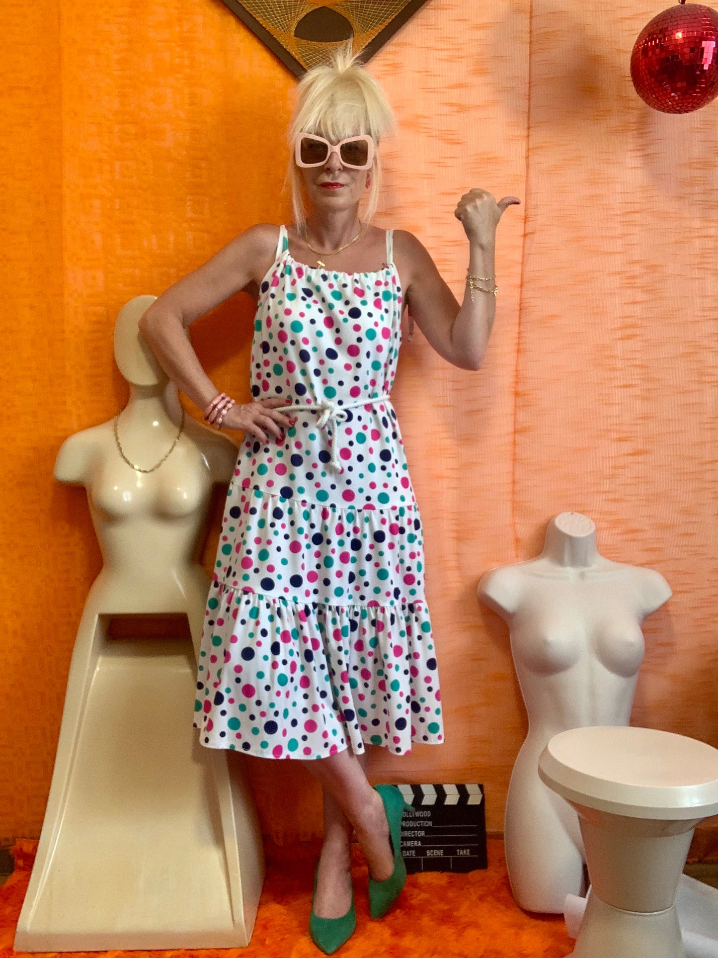 Superbe robe Vintage 1980 - TU