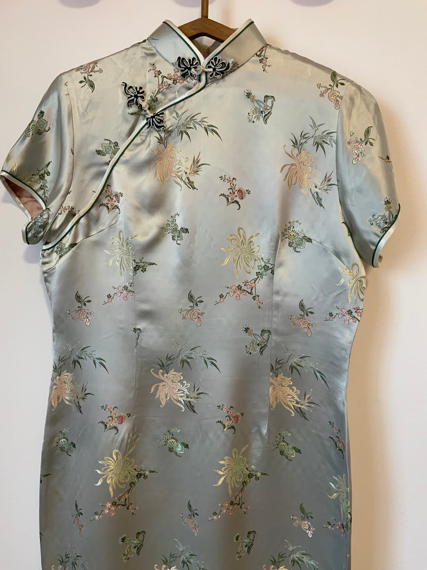 Robe Chinoise Soie Confection Main Vintage- T40/42