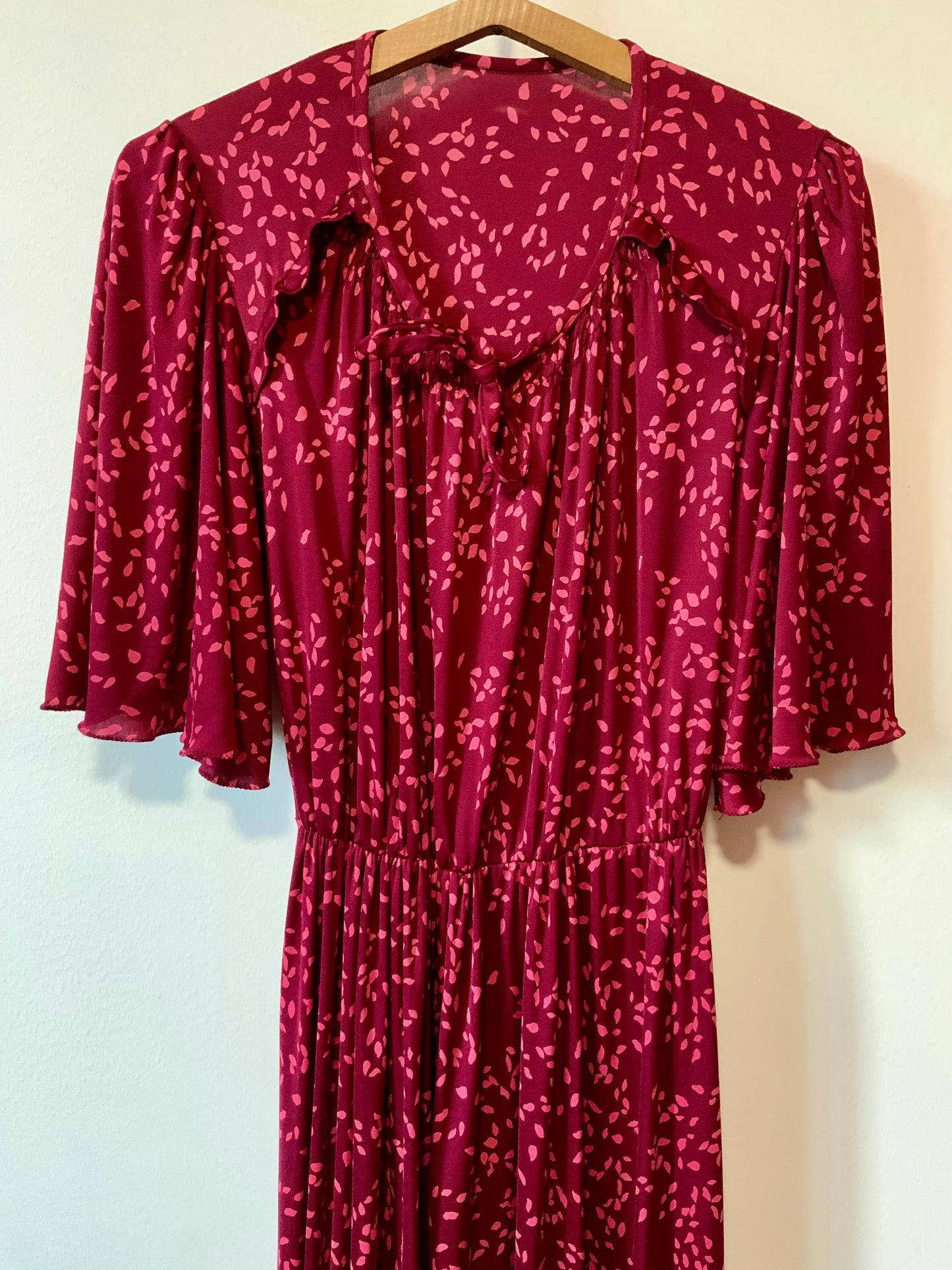 Robe élégante grandes manches Vintage- T42