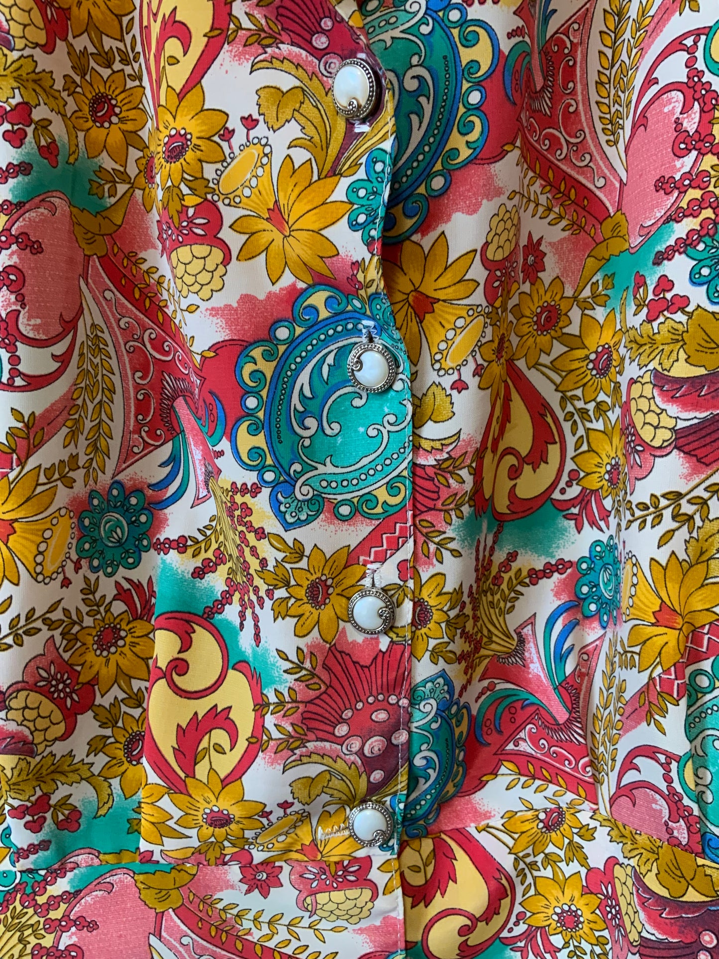 Chemisier Fleurs Vintage Élégance - TU