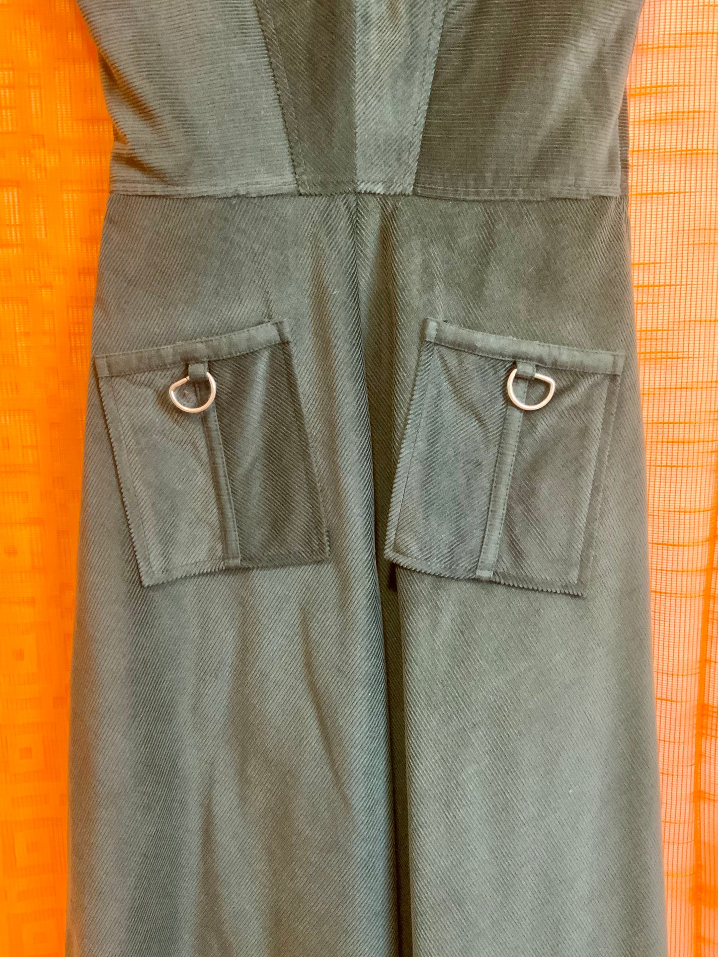 Robe originale Neuve Vintage 1970 Velours côtelé - T32/34