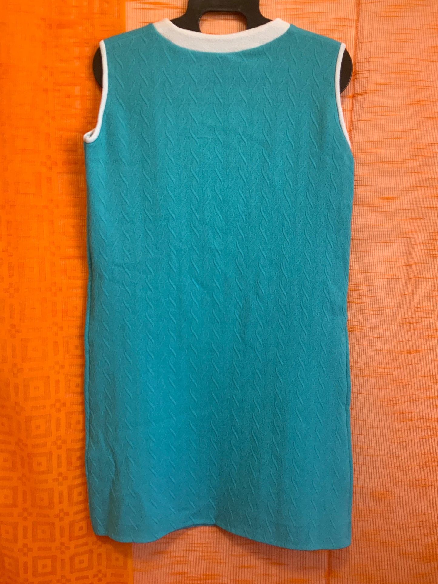 Robe Baby Doll Vintage 1960/70 Turquoise- T48
