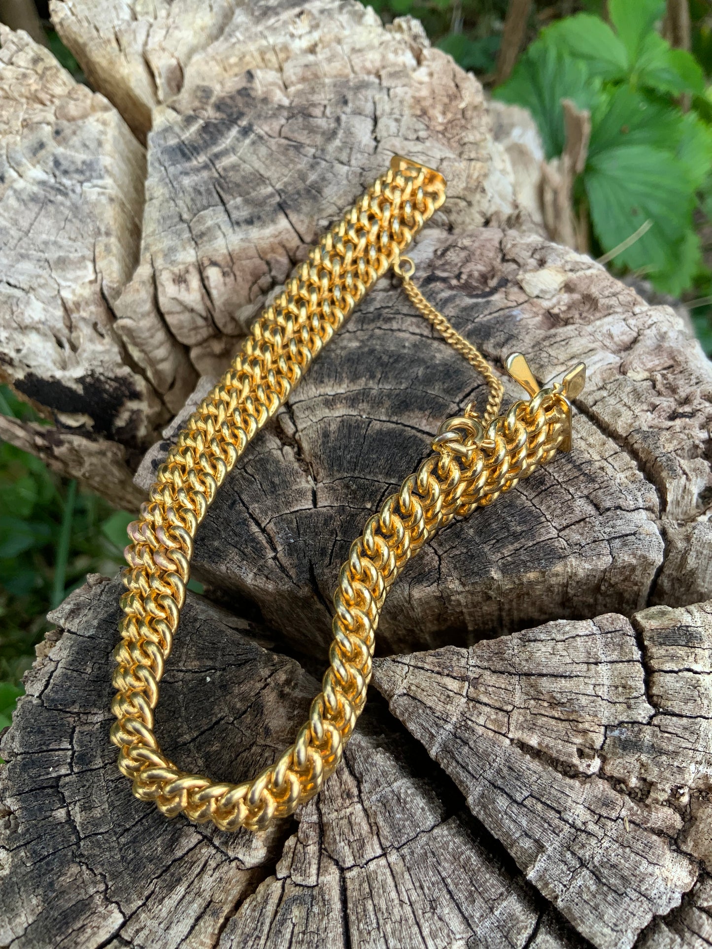 Bracelet Mailles plaqué or Vintage Chic