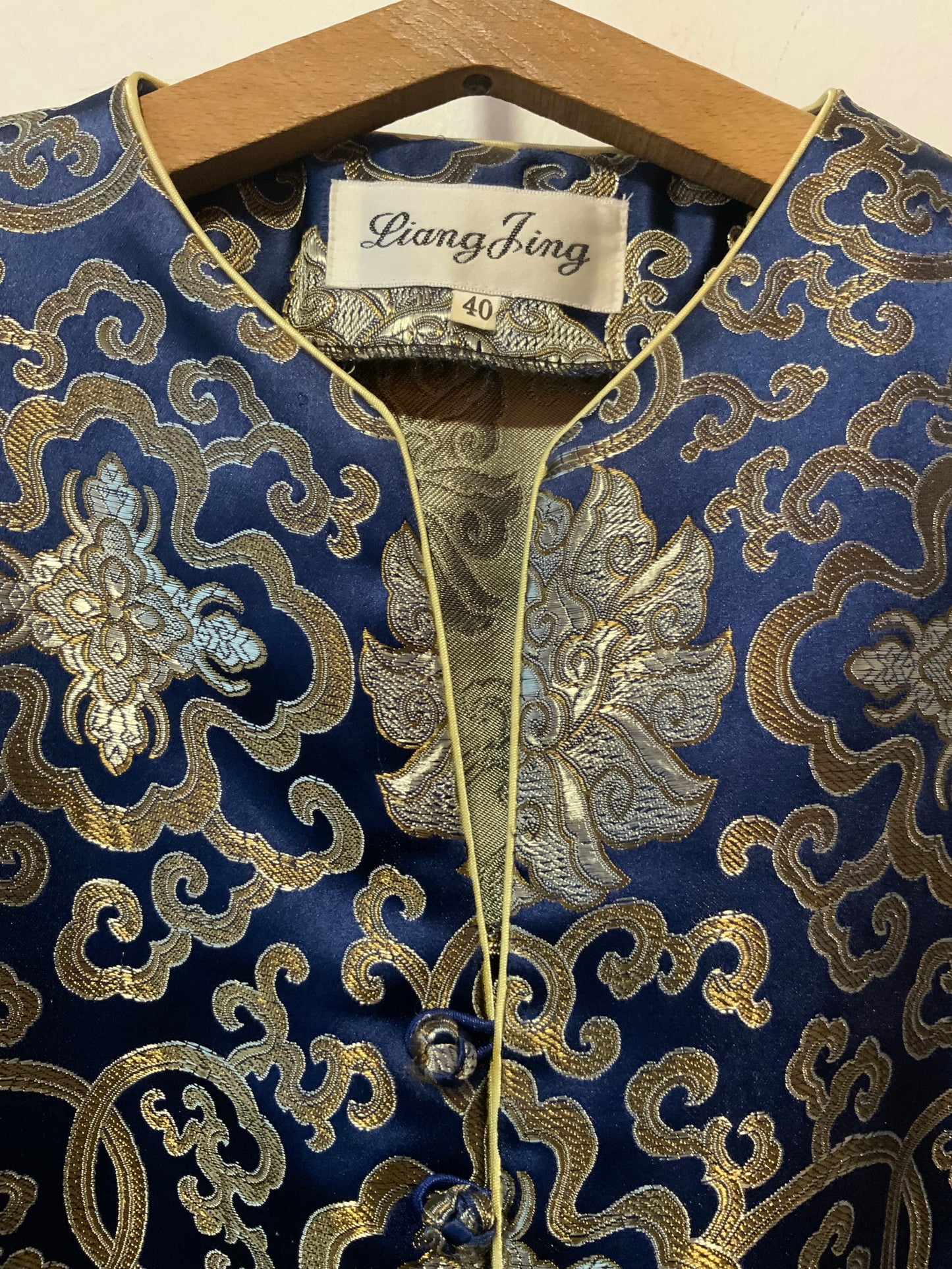 Chemise Chinoise Pure Soie Vintage