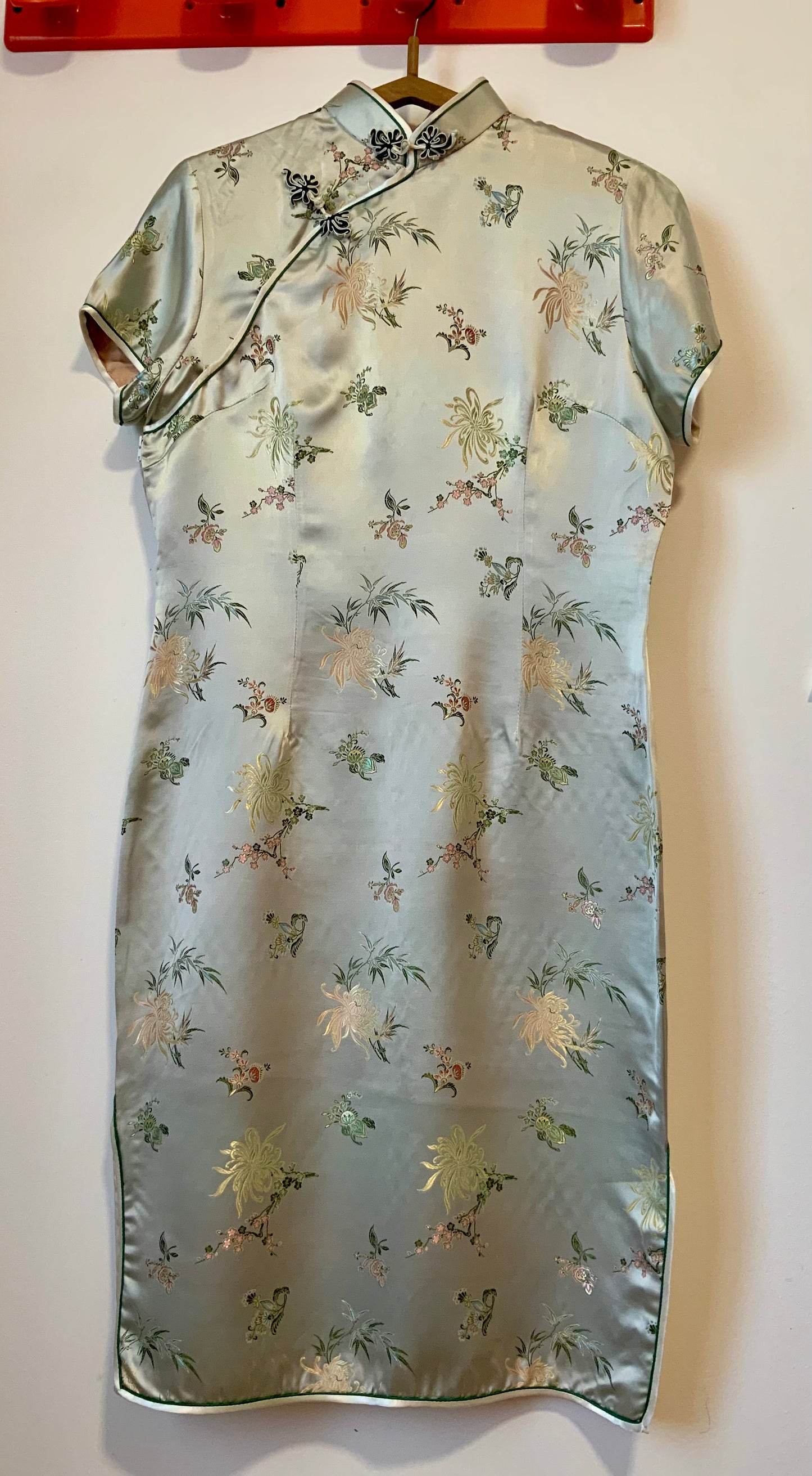 Robe Chinoise Soie Confection Main Vintage- T40/42