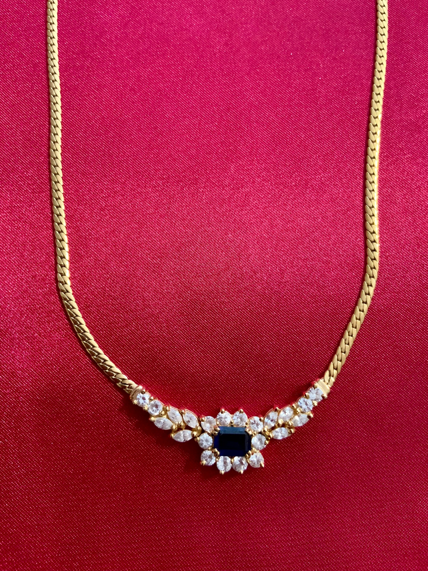 Ensemble de bijoux Plaqué Or Vintage 1990 Élégance Chic