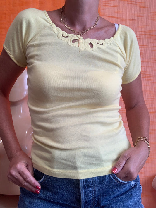 T shirt Coton Ted Lapidus Vintage 1970- T36