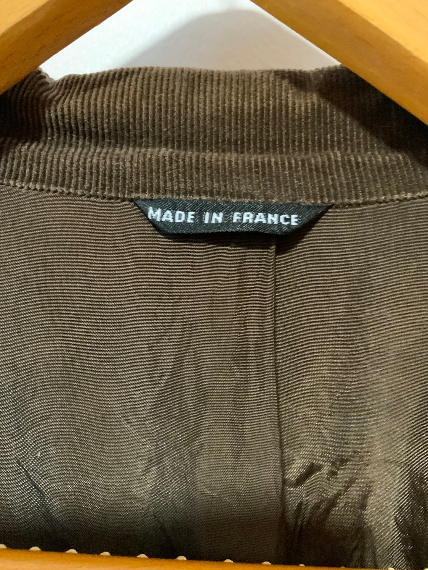 Veste en velours Côtelé Vintage Made in France