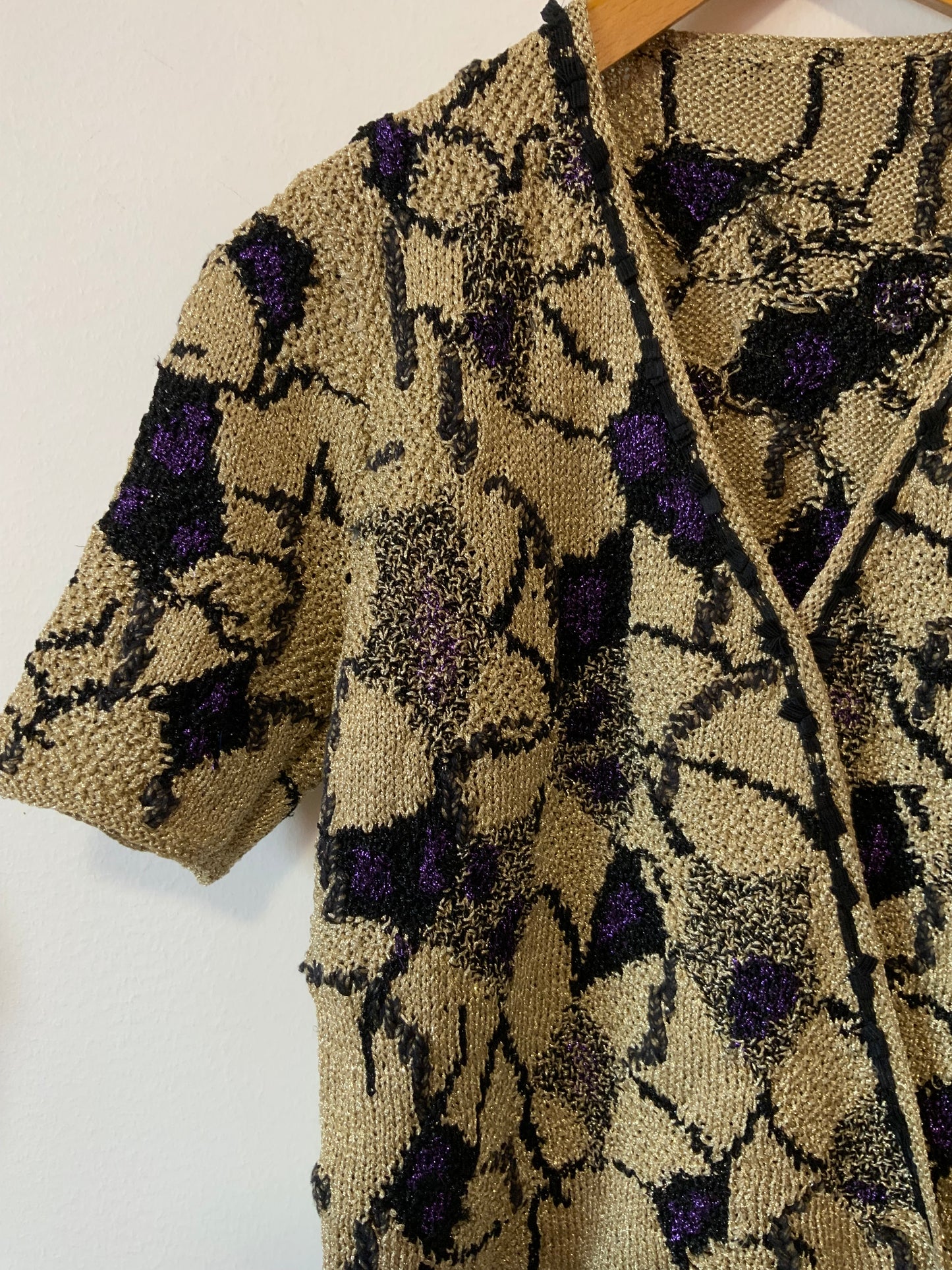 Pull Cache Coeur Anny Blatt Vintage 1990 Haut de gamme