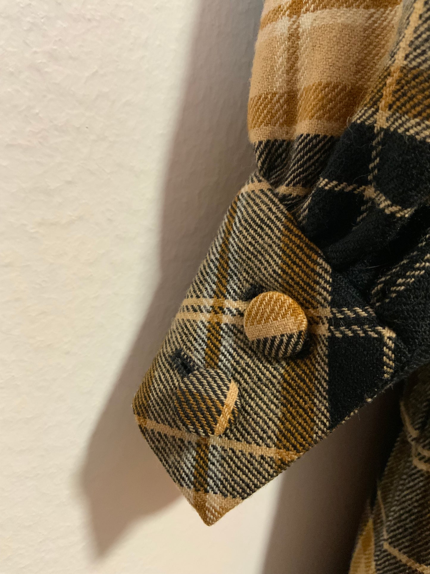 Robe à carreaux Pépite 1970 belle confection Vintage- T38.