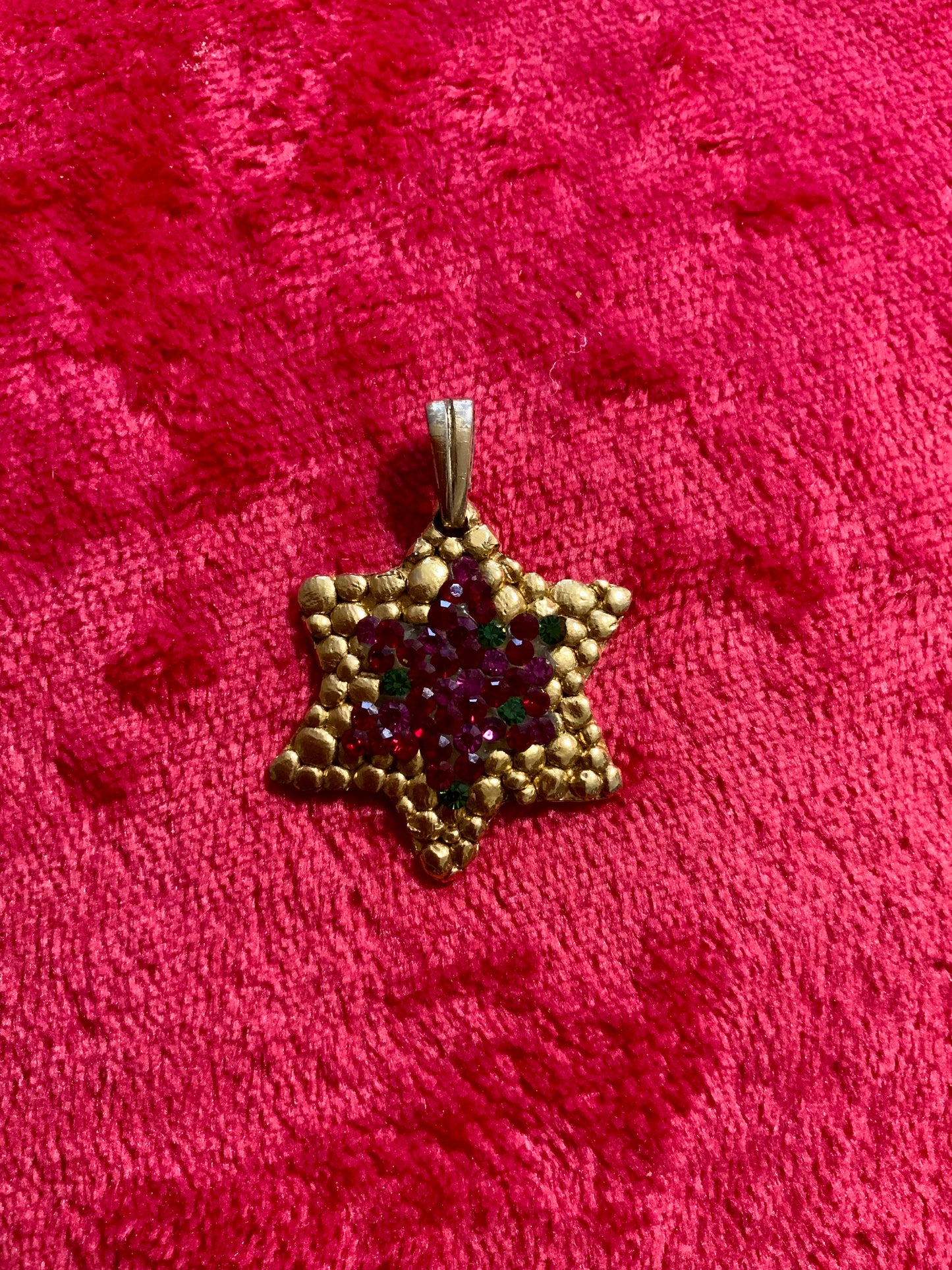 Étoile Strass Pendentif Haut de gamme Jacky de G. Vintage Chic-