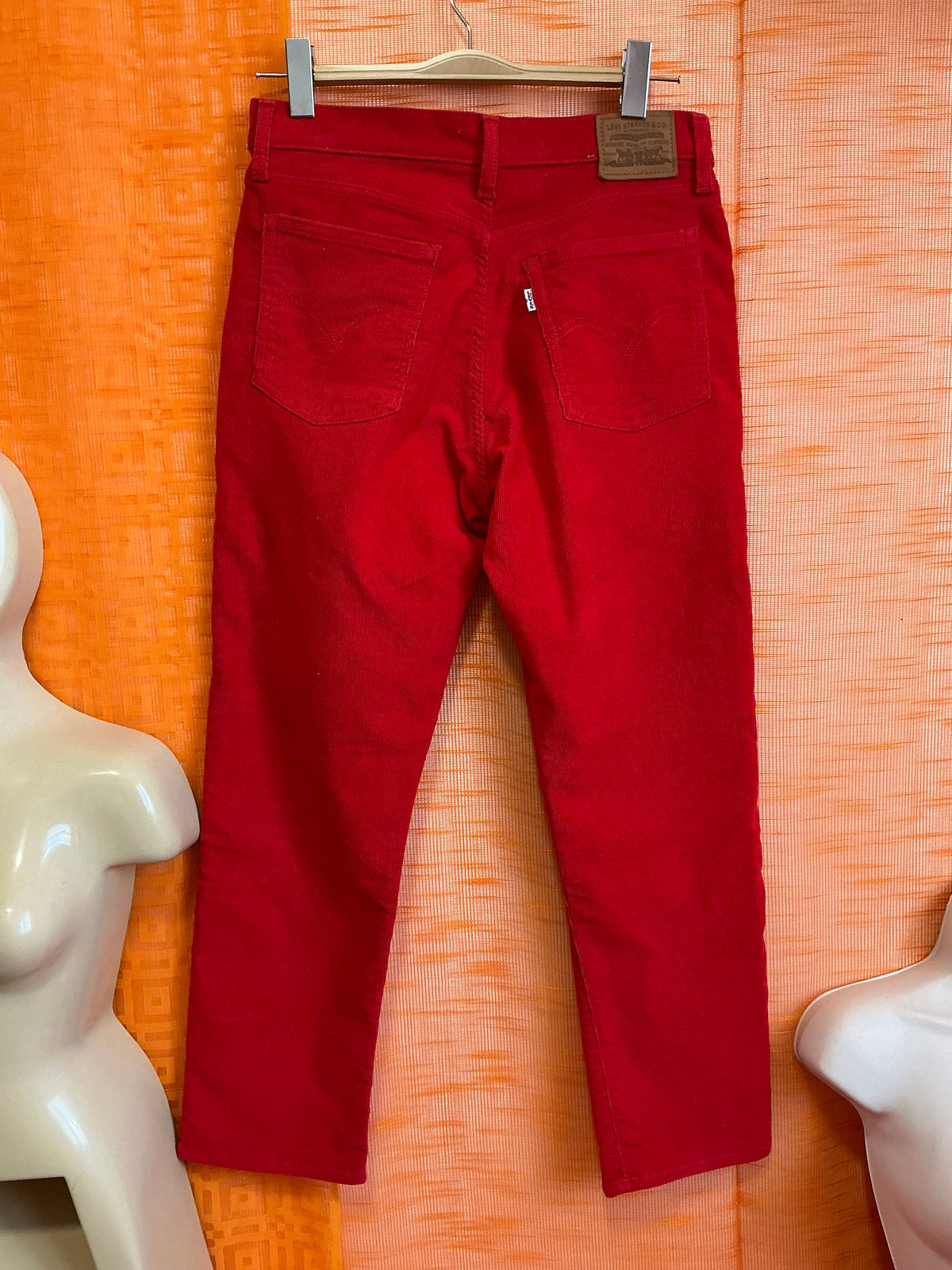 Pantalon Rouge Velours côtelé Levi’s - T41/42