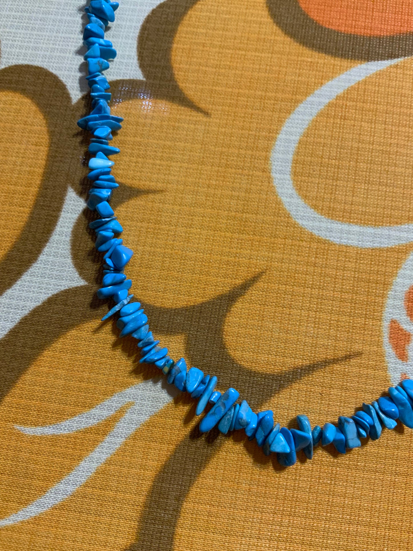Collier Ancien Pierres de turquoise Vintage Authentique
