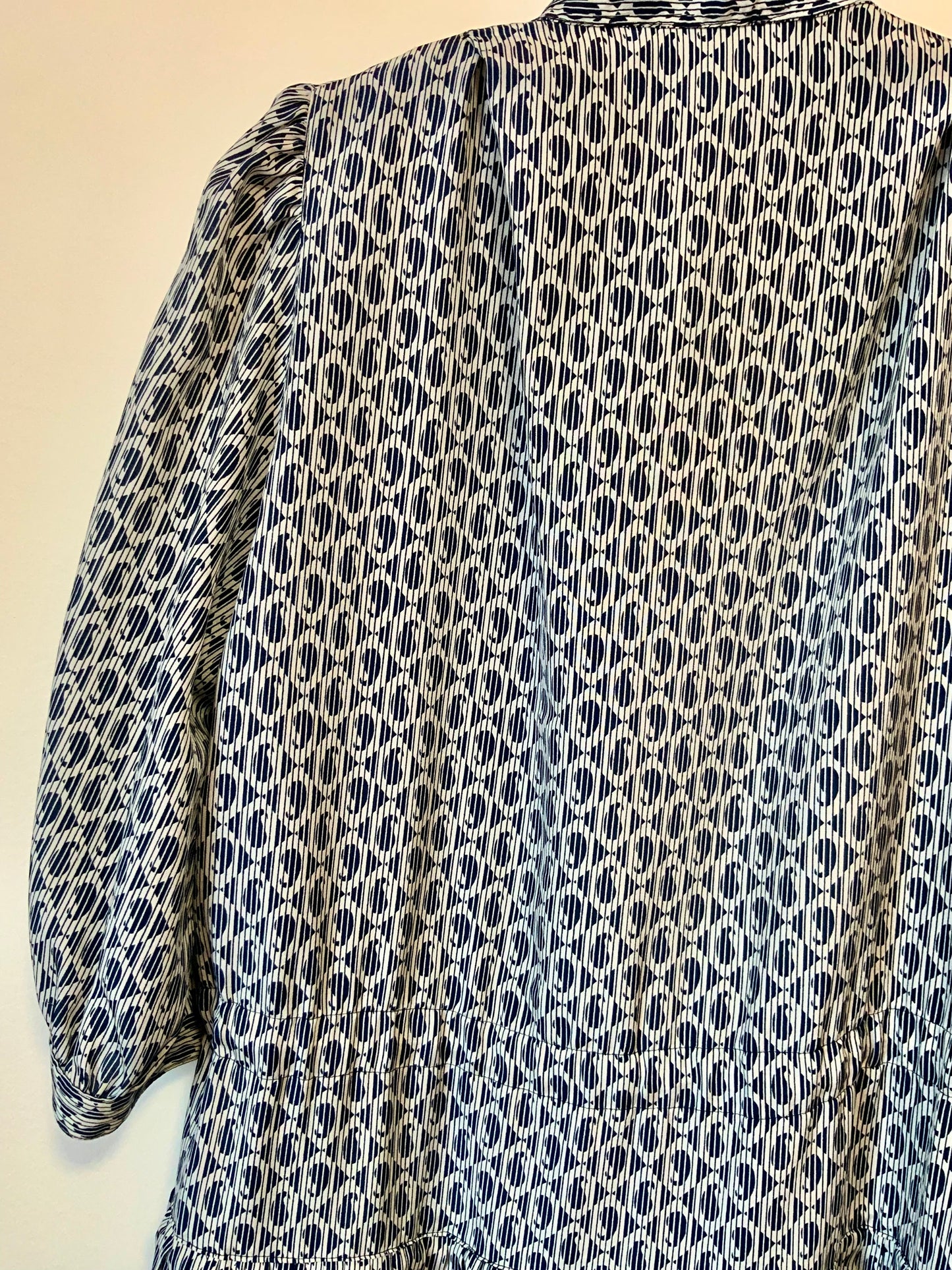Robe longue plissée Jaeger Vintage Élégance- T46 et inf.