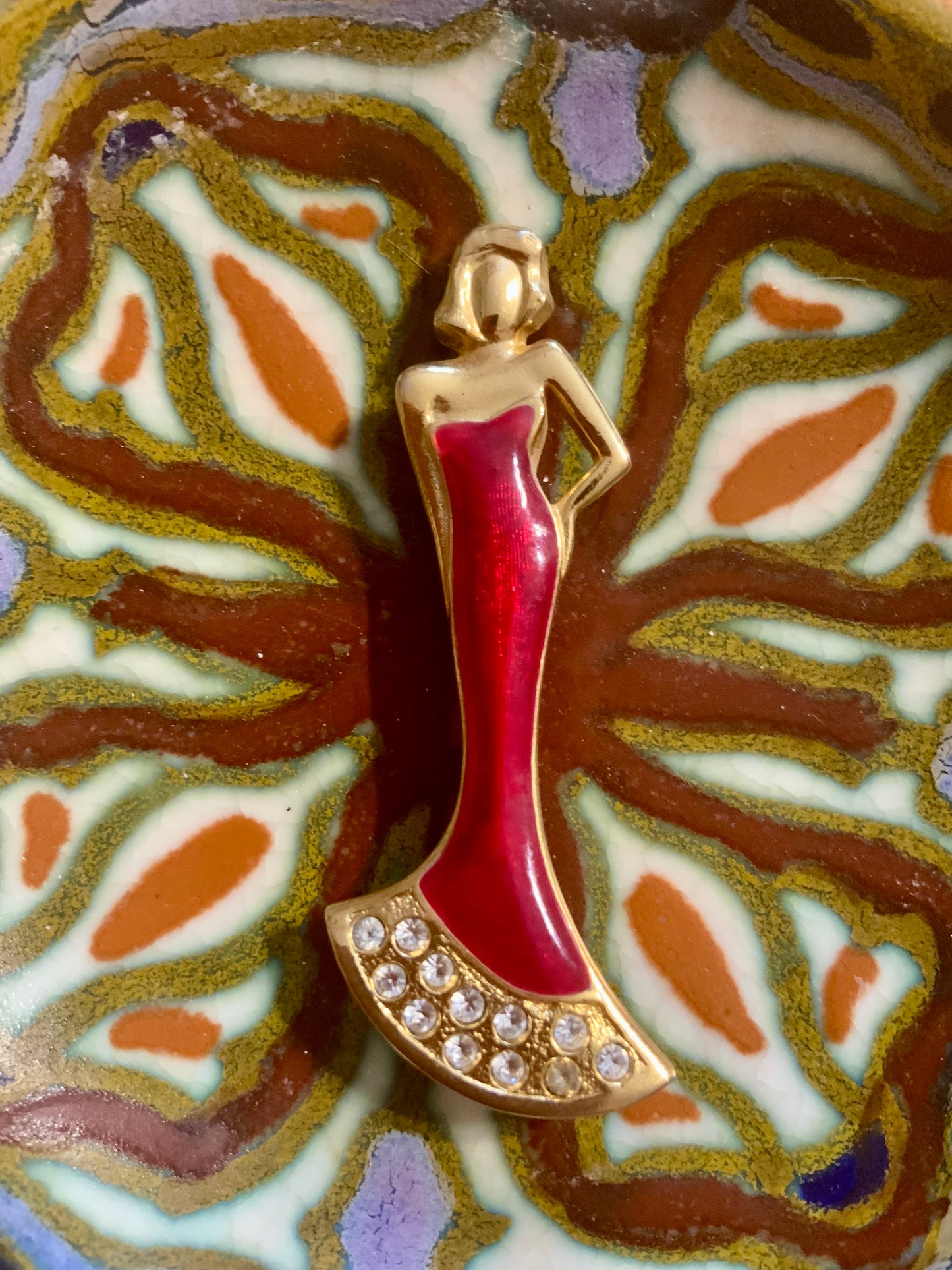 Broche Vintage Femme 1990-