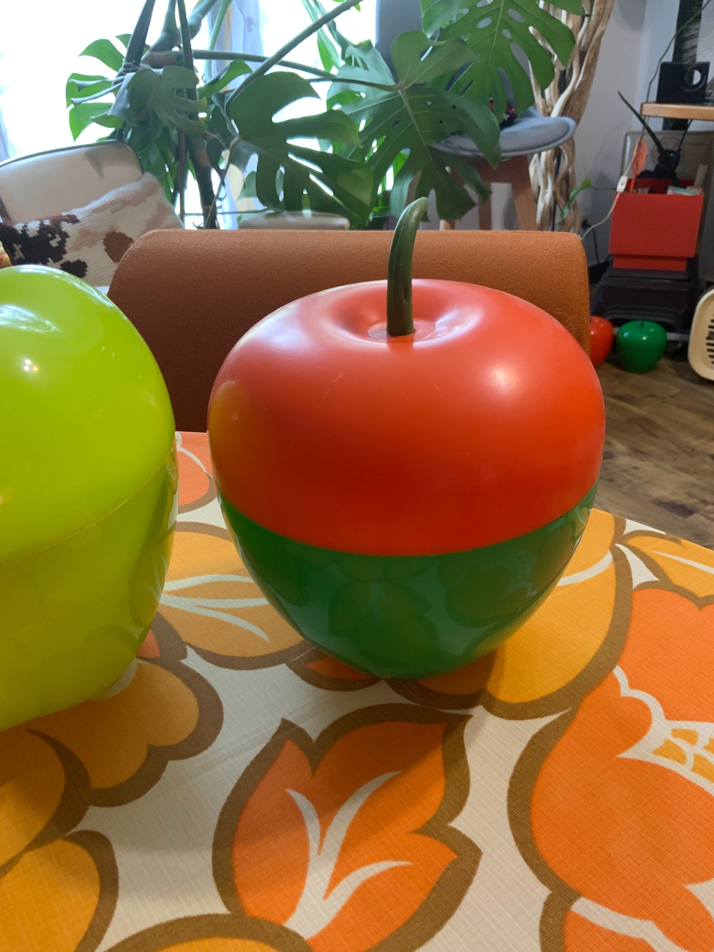 2 pommes sauts à glaçons Vintage 1970