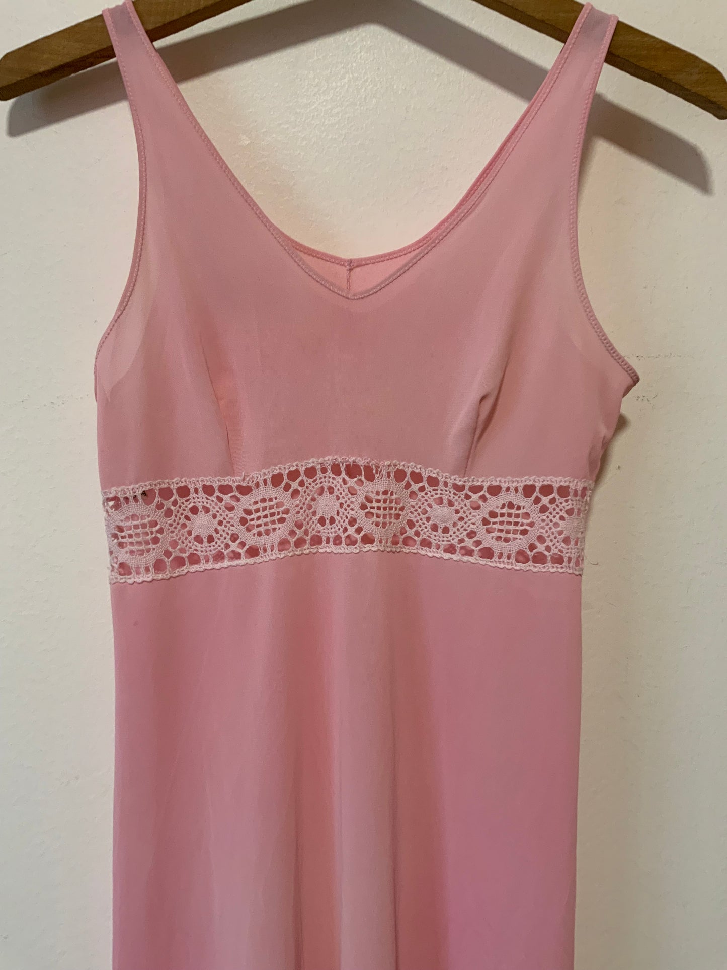 Robe Nuisette Vintage 1970 Romantique- T34