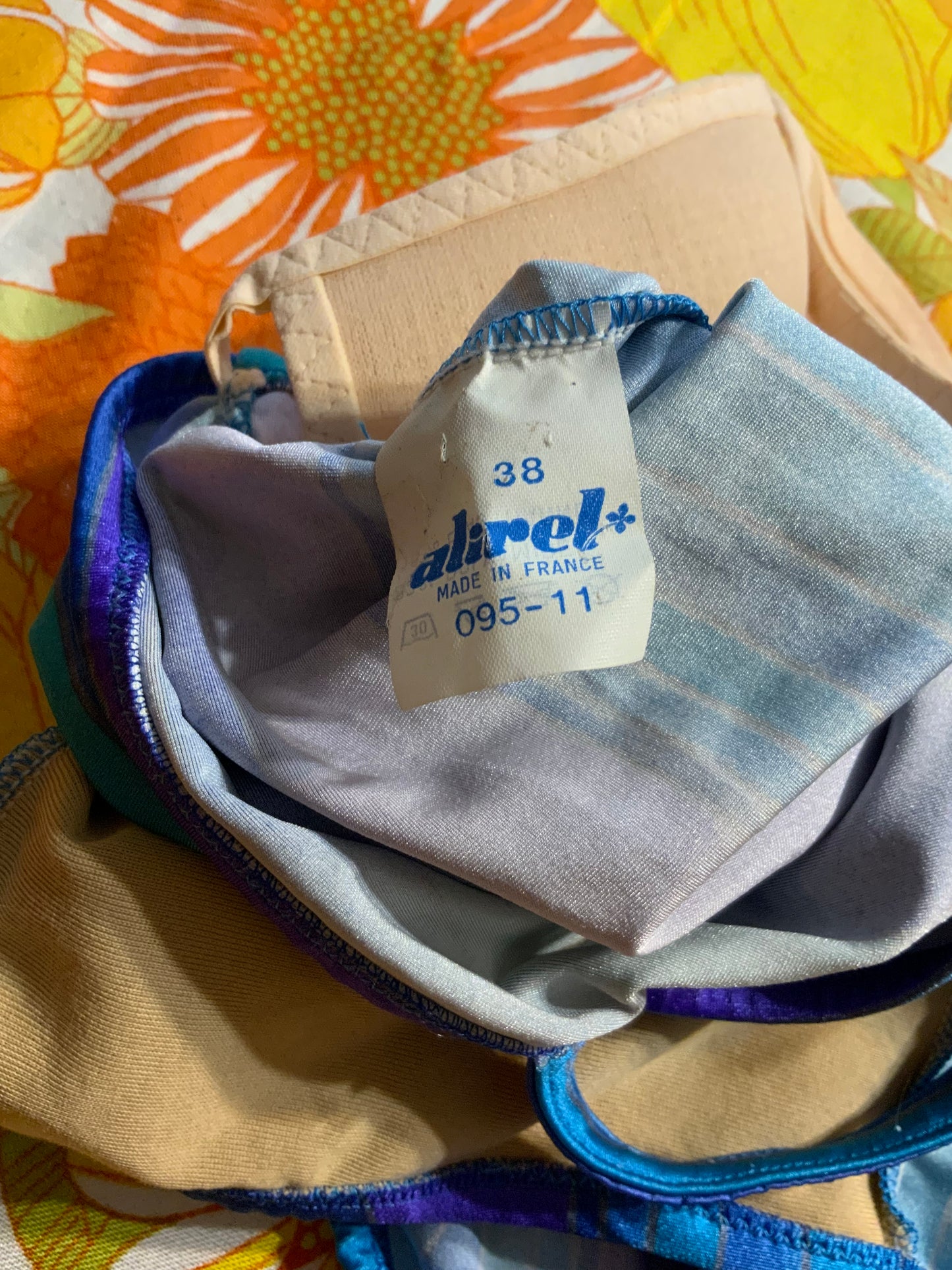 Maillot de bain 1 pièce Made in France Vintage 1980- T38