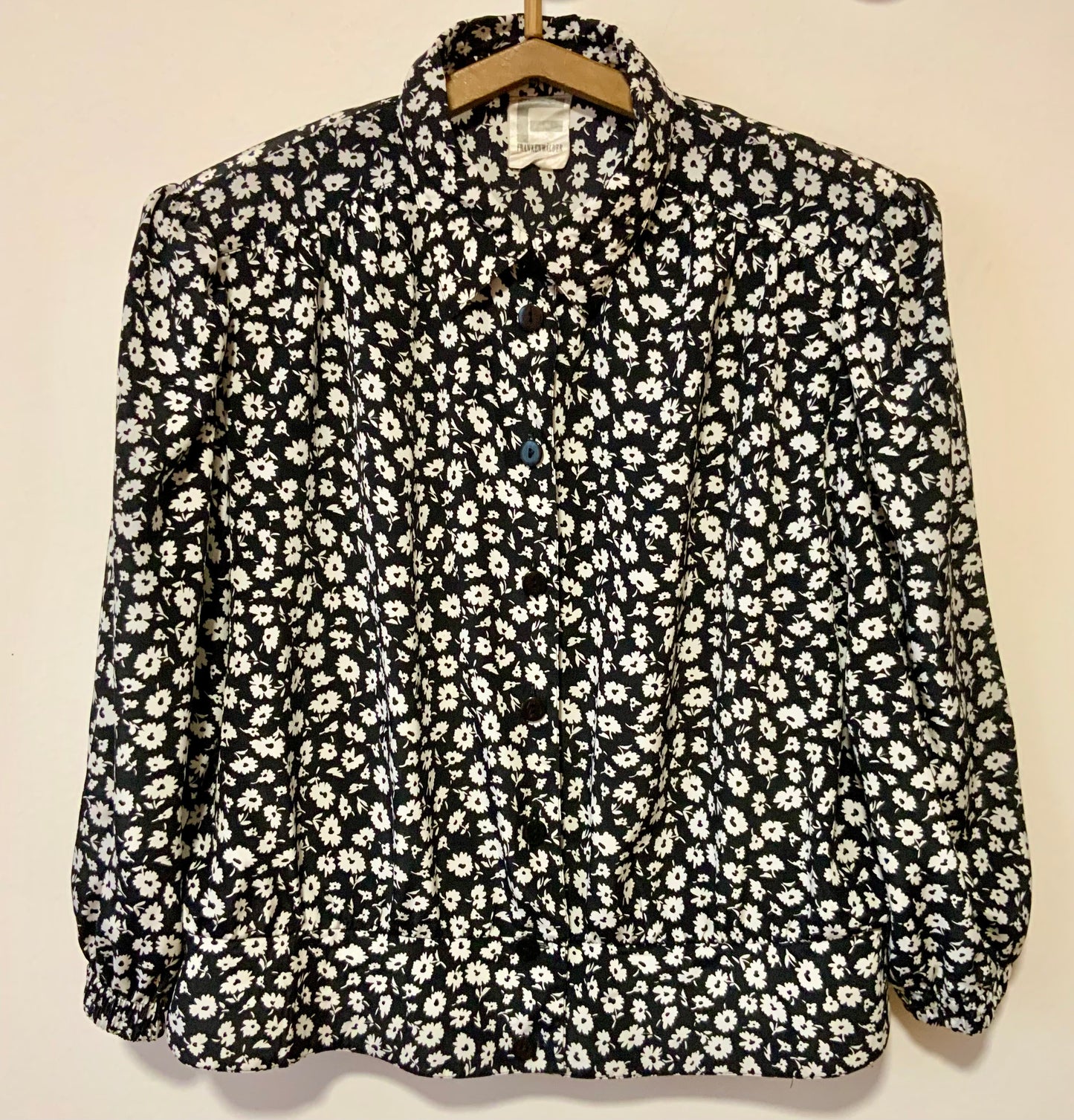 Chemisier à fleurs Vintage Élégance - T44