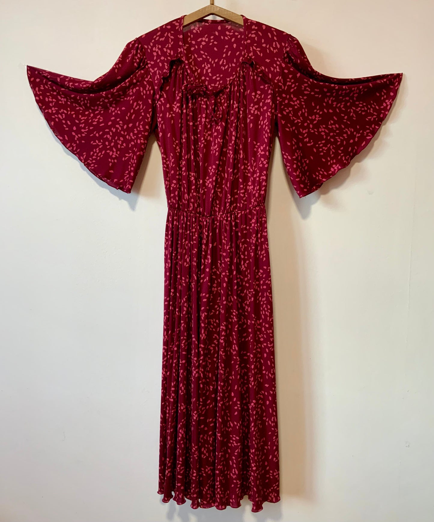 Robe élégante grandes manches Vintage- T42