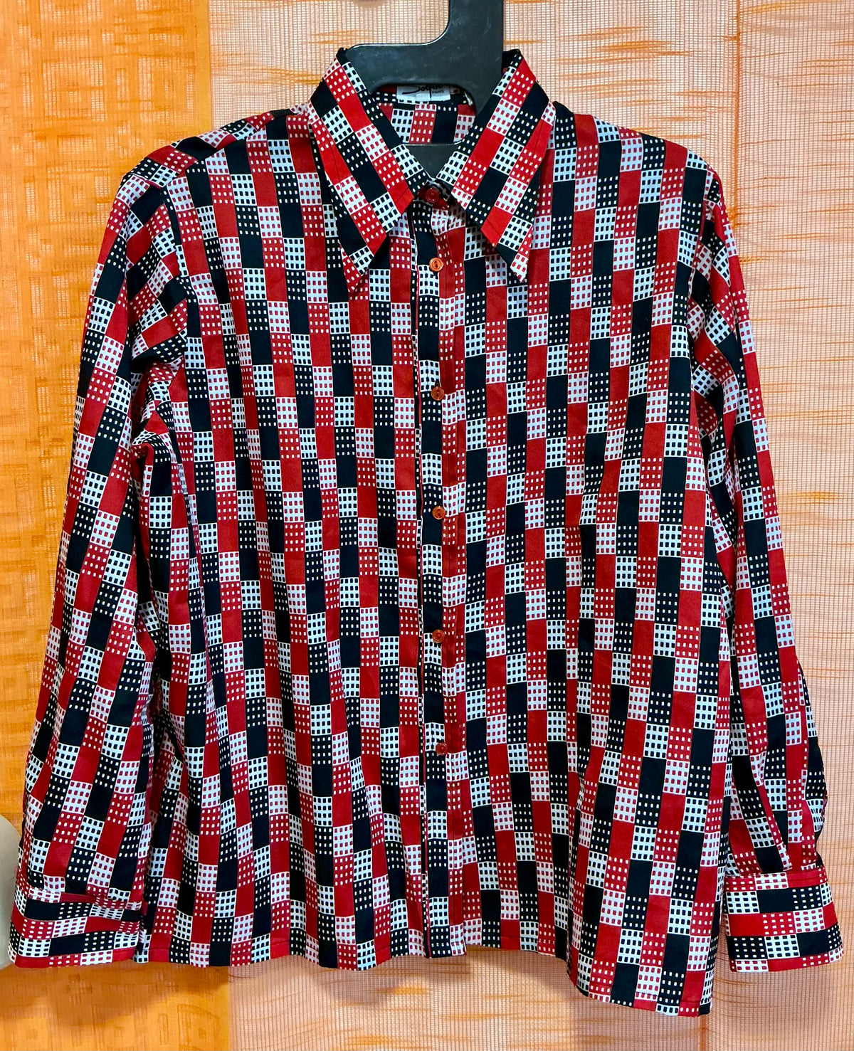 Chemise Superbe Vintage Seventies Col pelle à tartes -T44