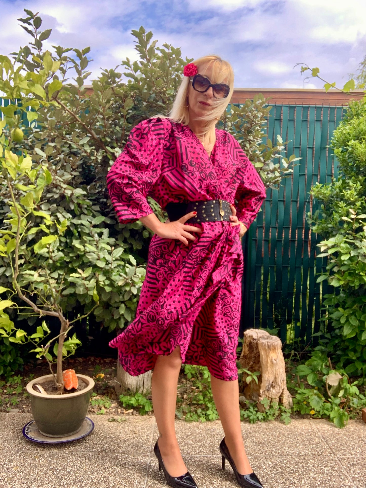 Robe Merveilleuse Vintage 1980- T42
