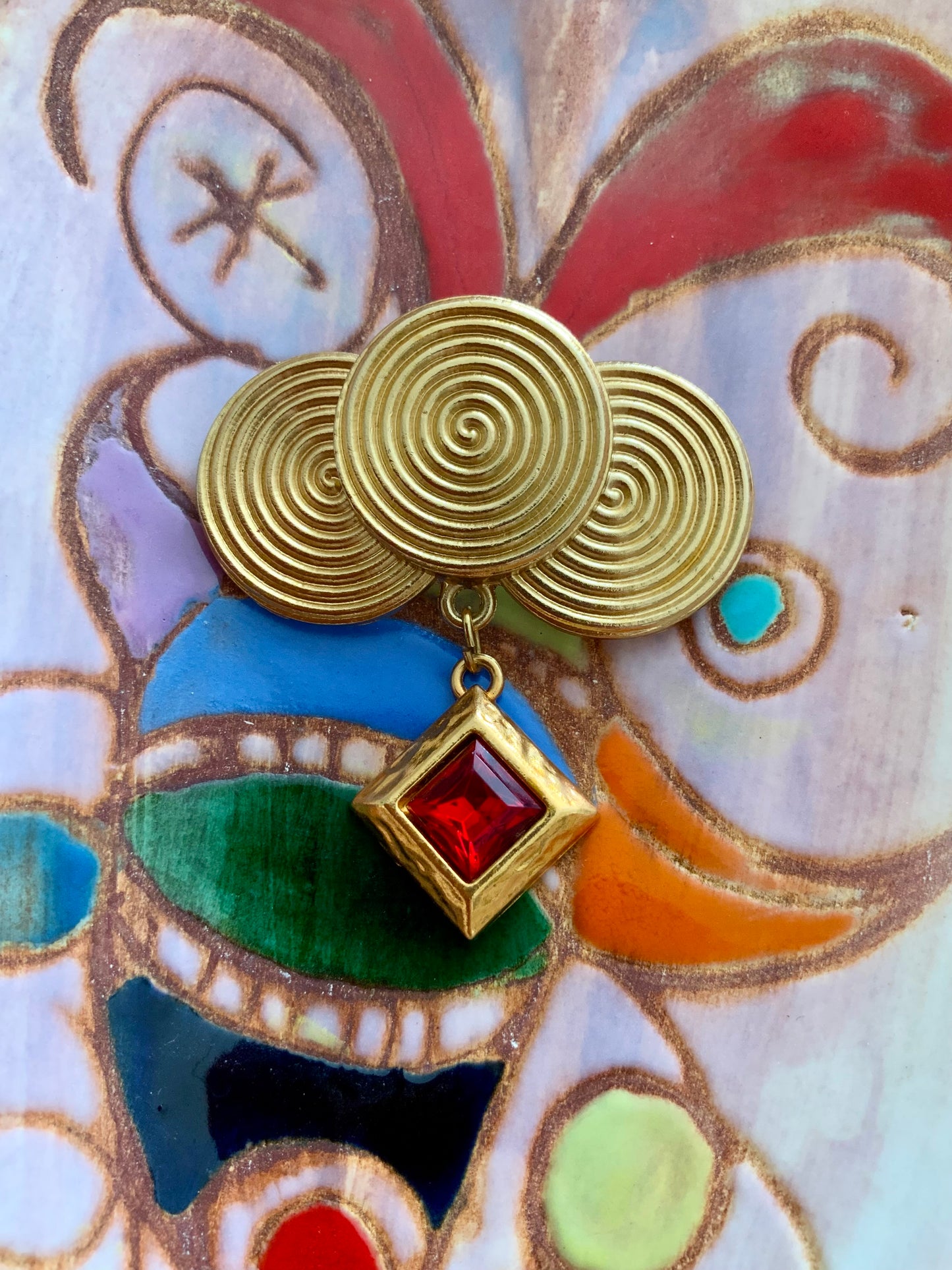 Broche Maroussia Vintage 1990 Russie