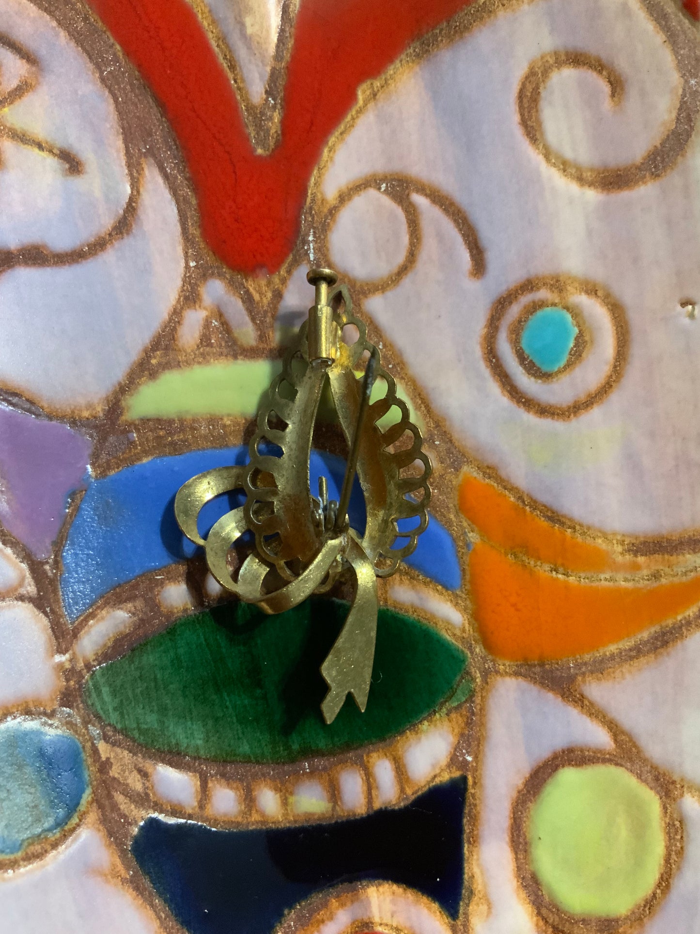 Broche Ancienne Art deco Vintage