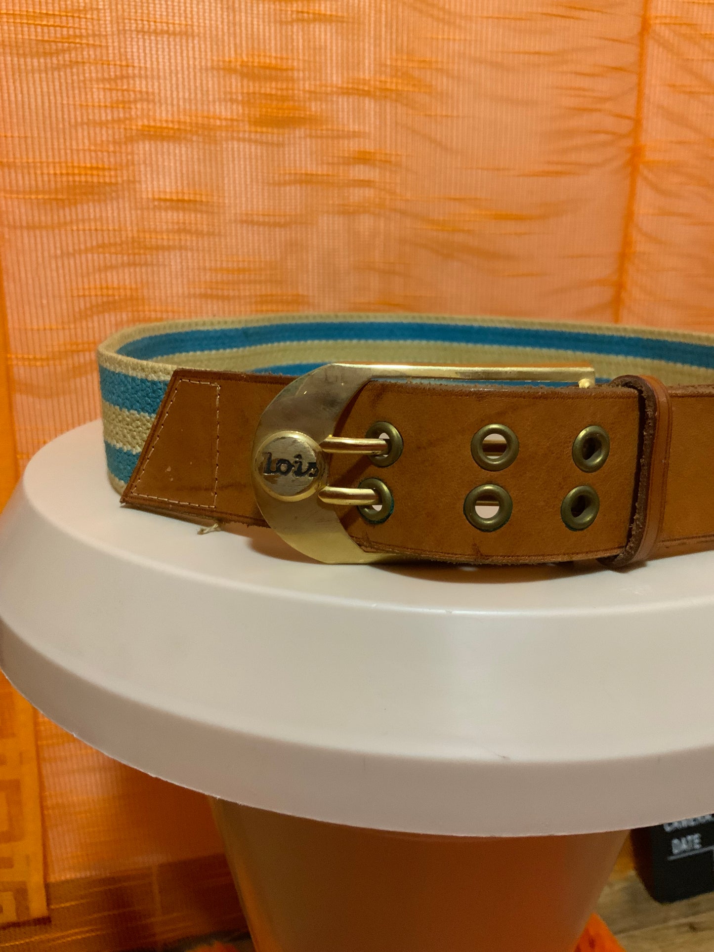 Ceinture LOIS vintage 1980 - T40 maxi.