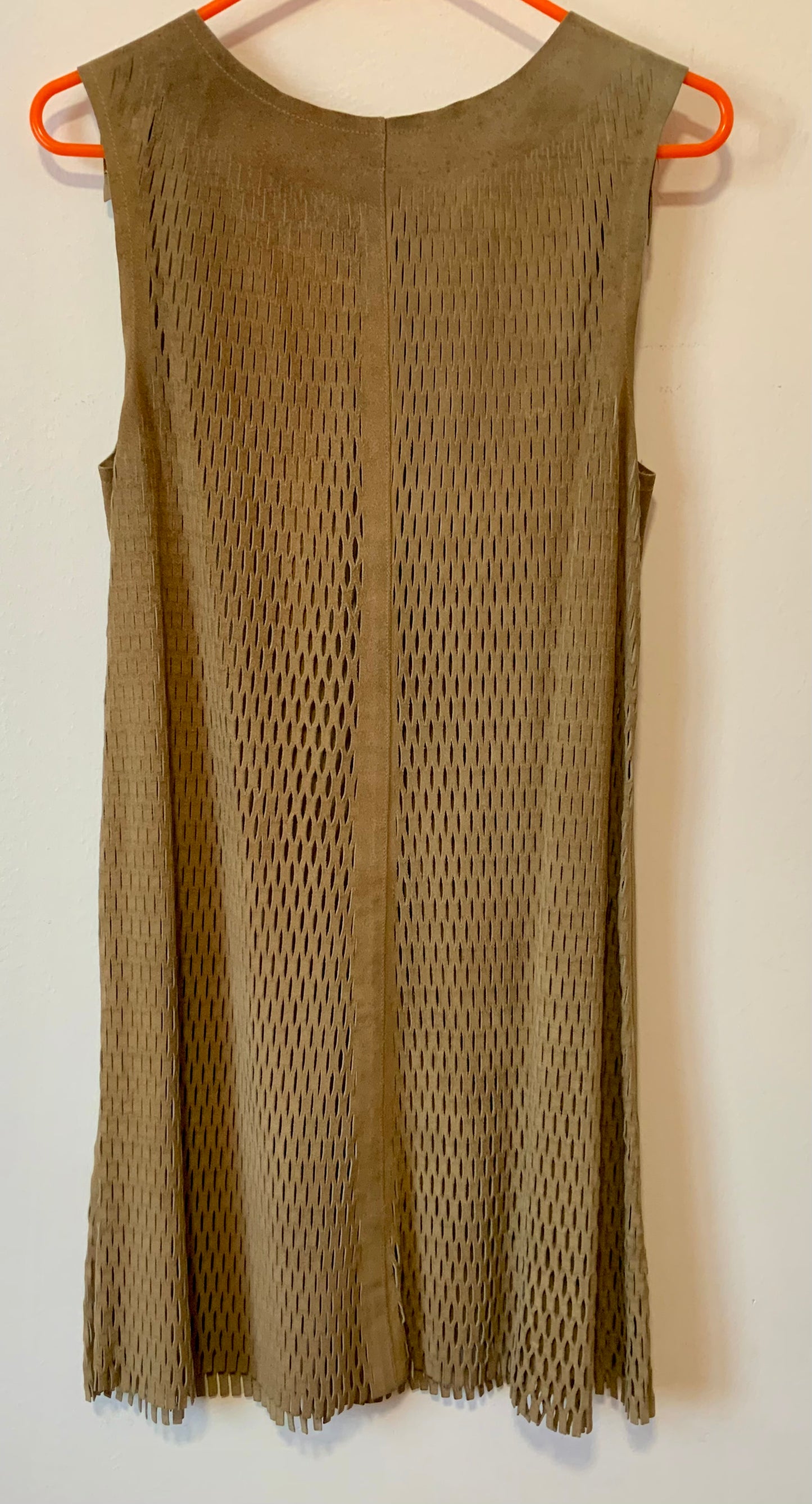 Robe daim Hippie Creation Authentique vintage1970- TU