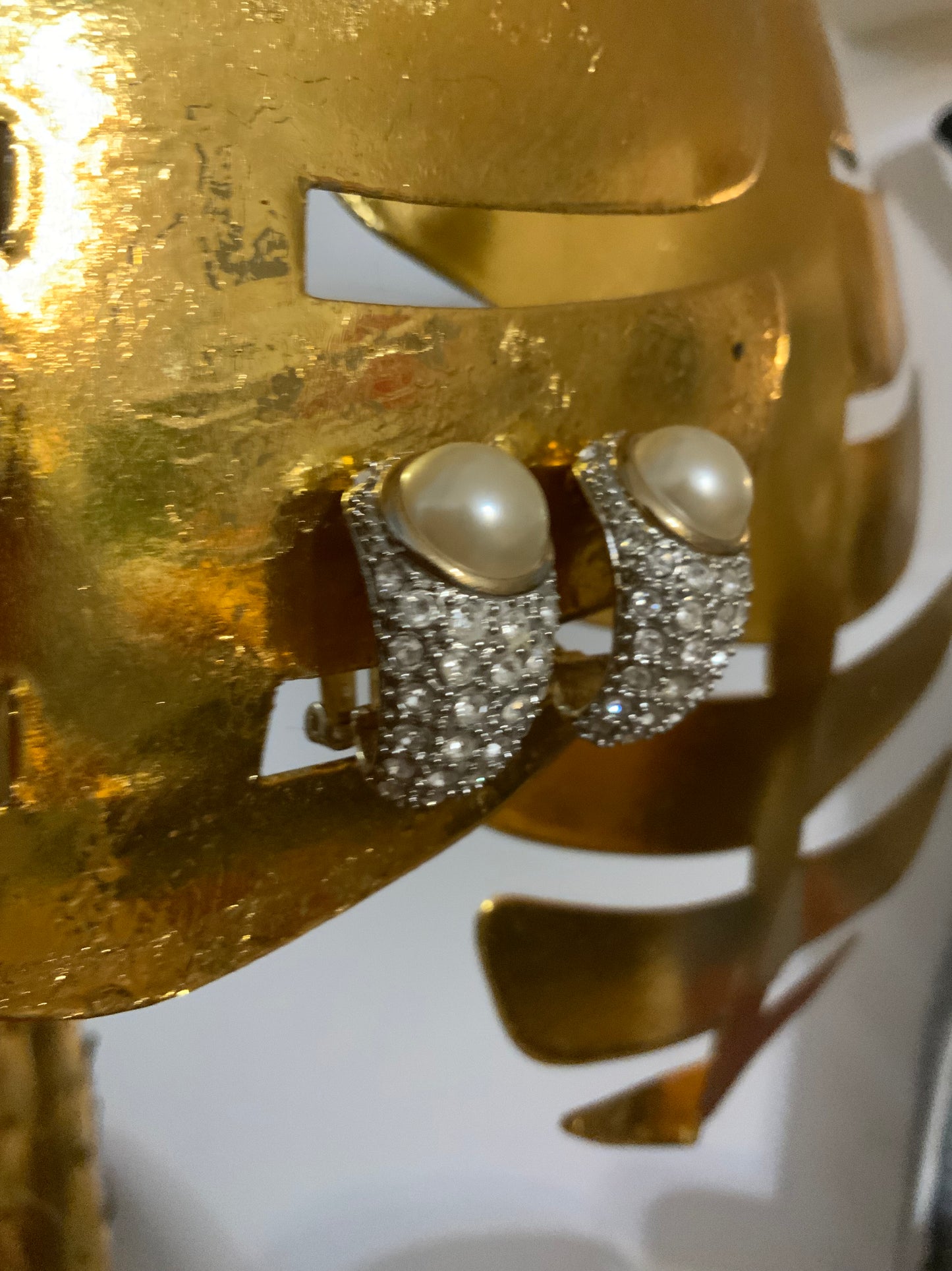 Boucles d’oreilles Anciennes Plaquées