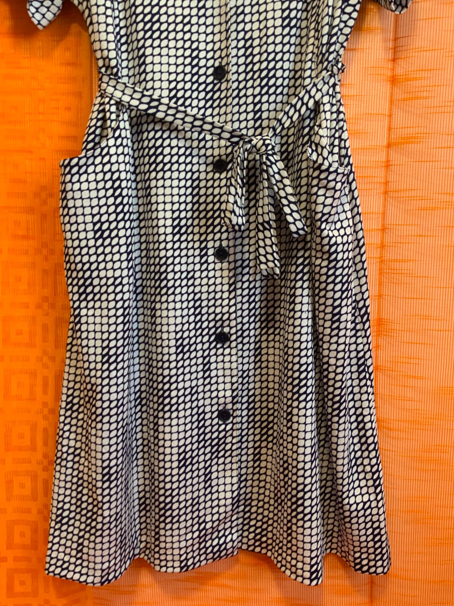 Robe Vintage 1980 A motifs - T46 et inf.