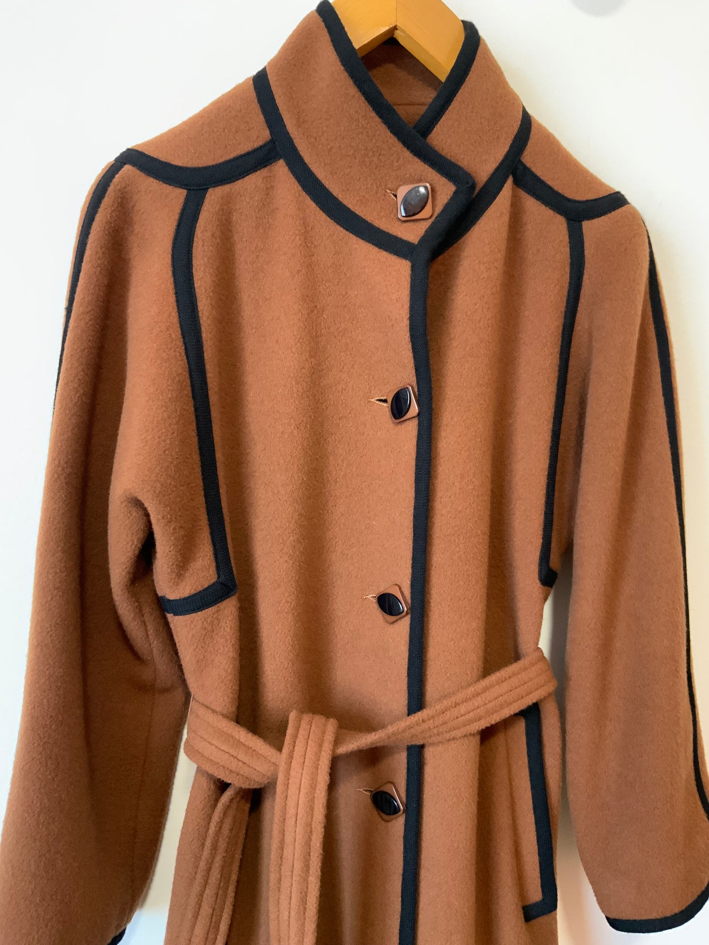 Manteau Trench Vintage 1980 Laine Original  Sublime - T38/40-