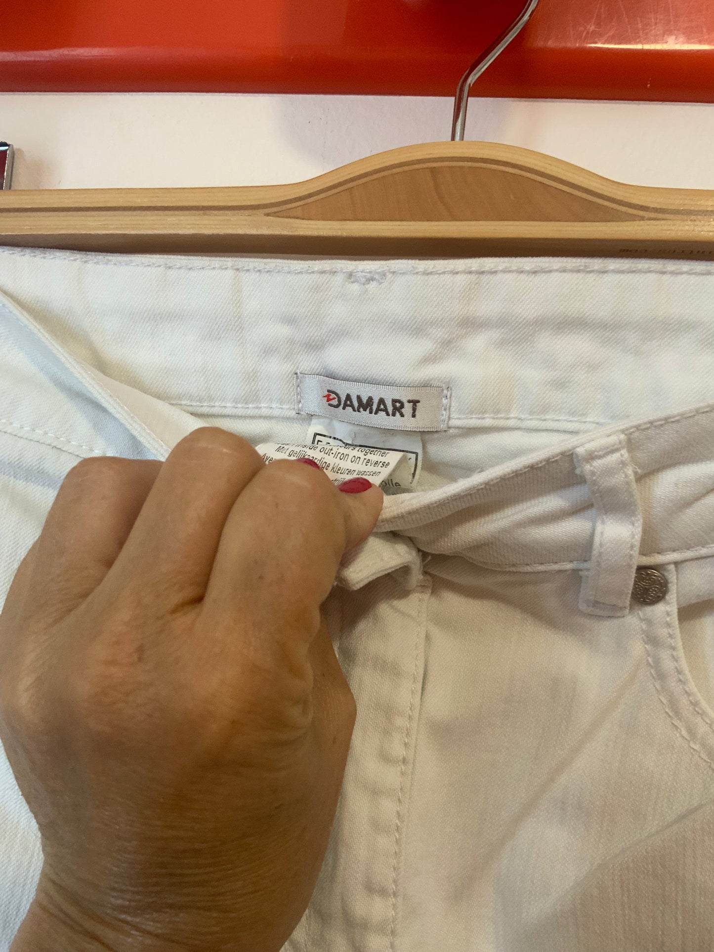 Jean denim blanc Vintage 2000- T36