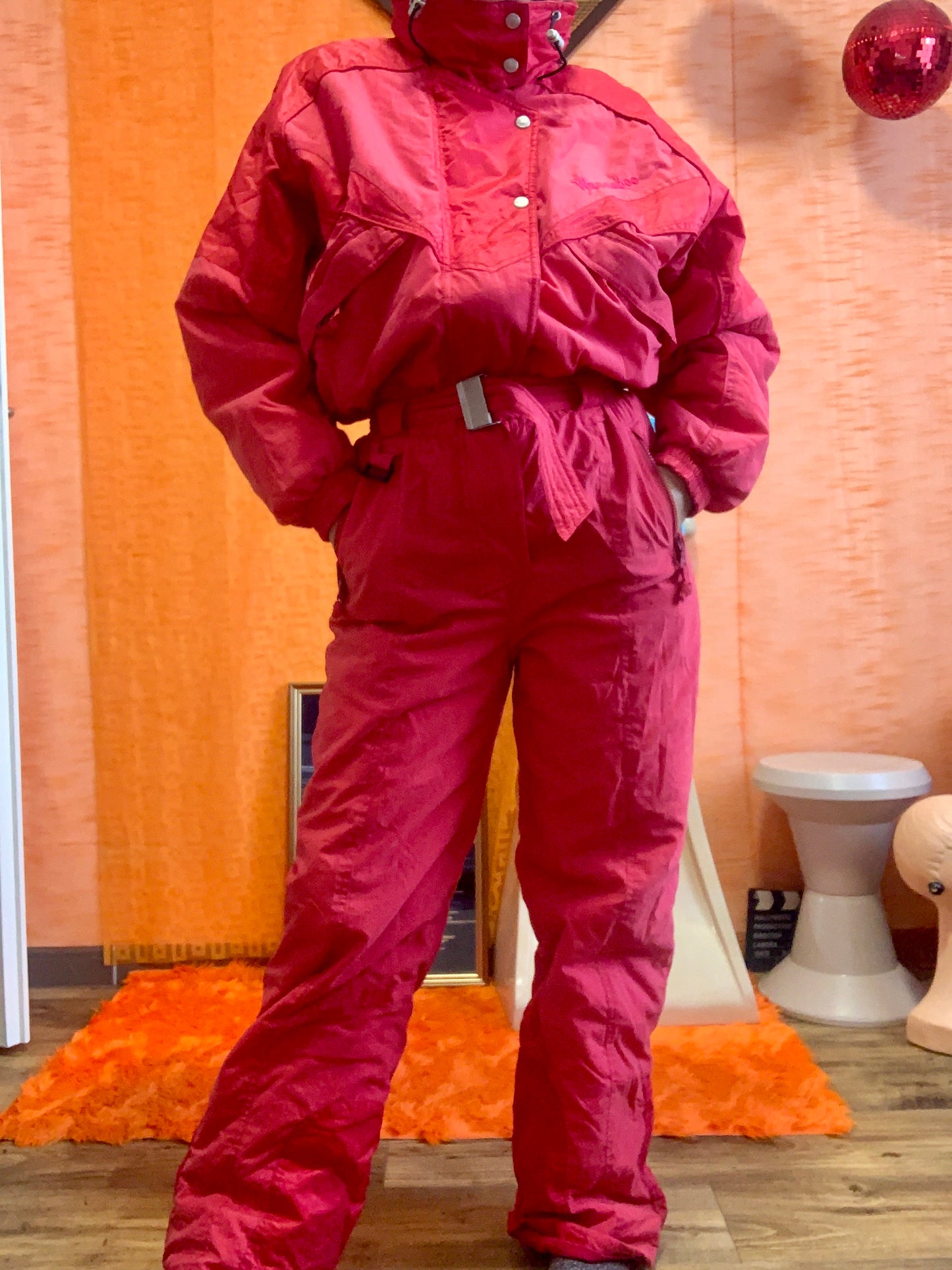 Combinaison de Ski Vintage 2000 Rouge 🌹