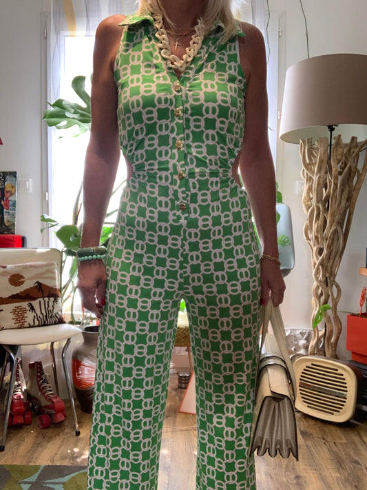 Superbe combinaison Vintage Originale - T40 maxi.