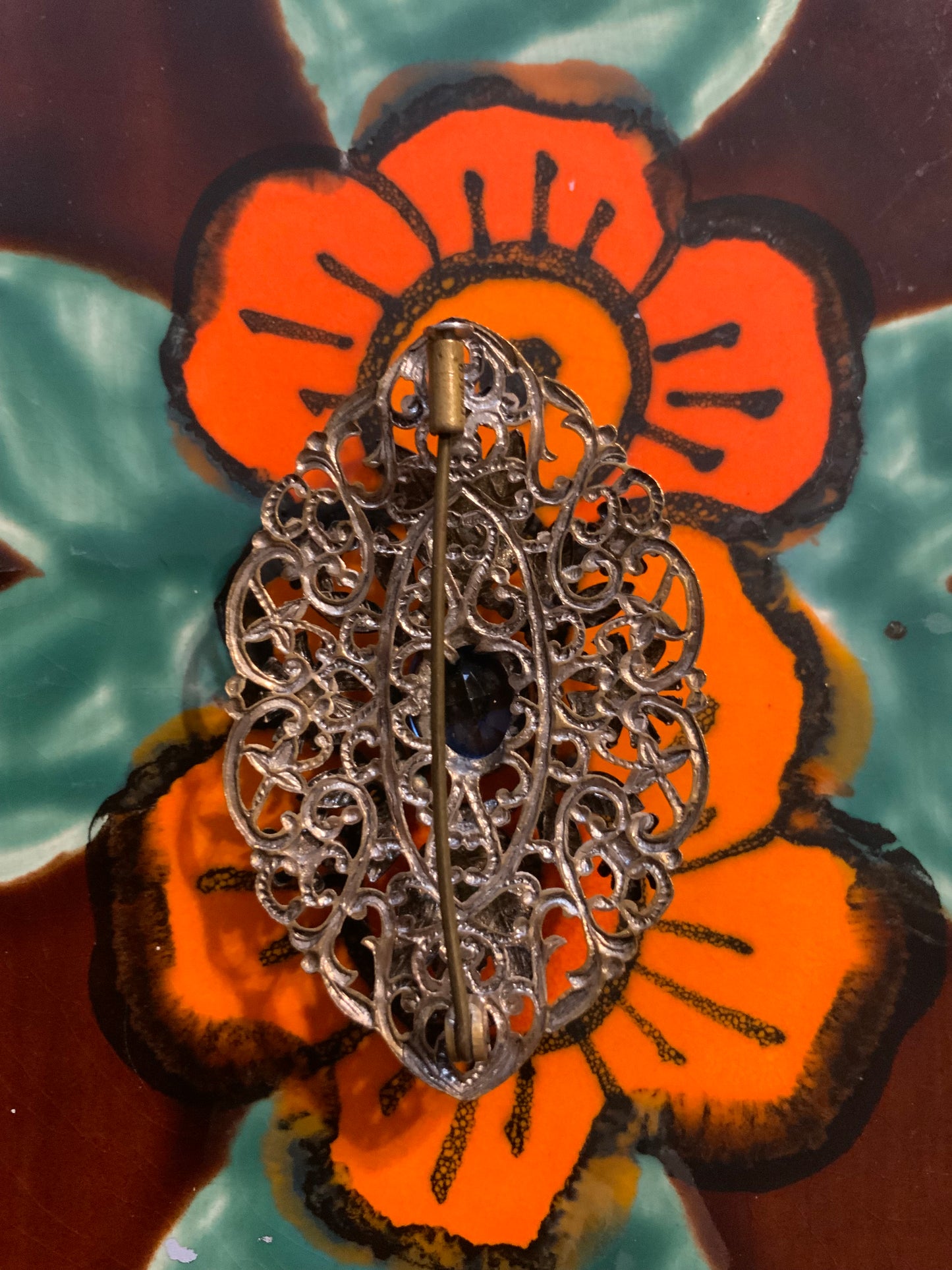 Broche Ancienne Magnifique Vintage Art deco