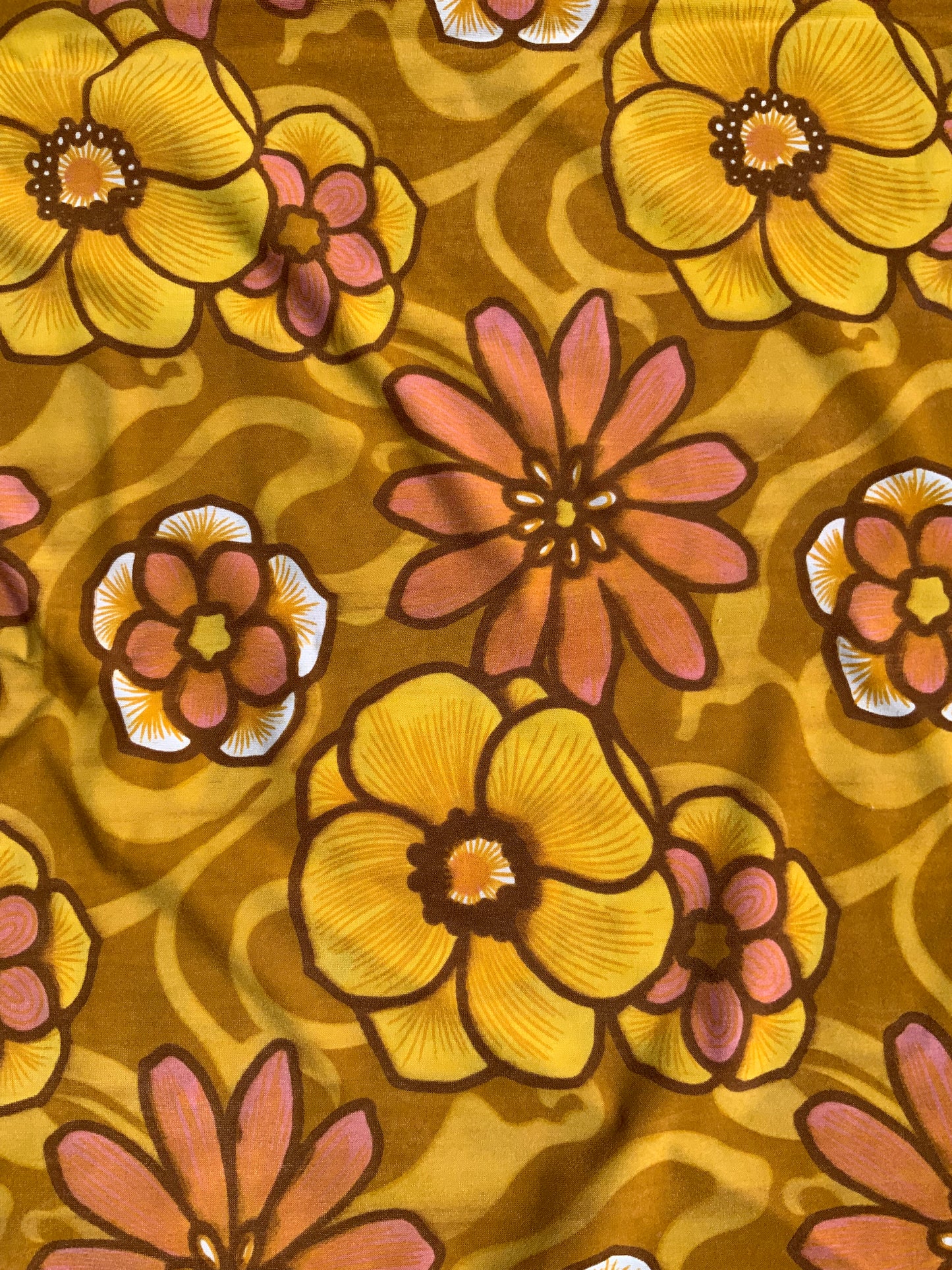 Housse de couette Flowers Power Vintage 1970 - 1 personne.