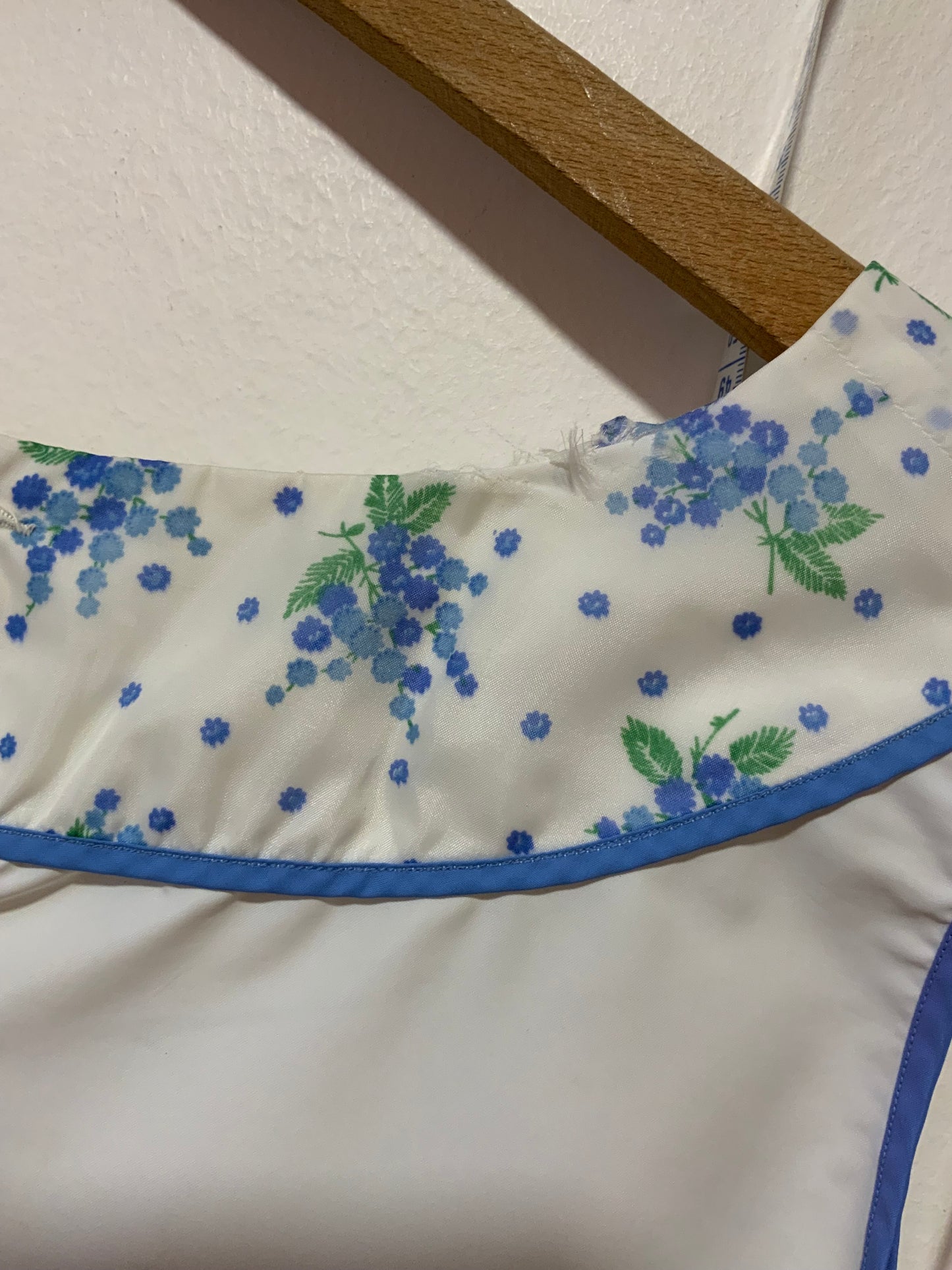Blouse Nylon Vintage Fleurs- T44/46