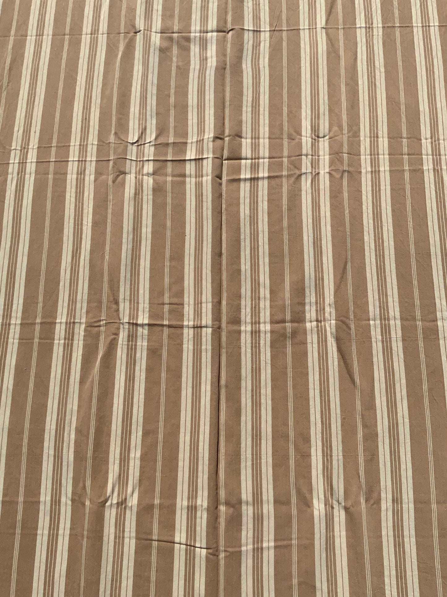 Toile Ancienne de matelas Rayures Vintage 4 mètres.