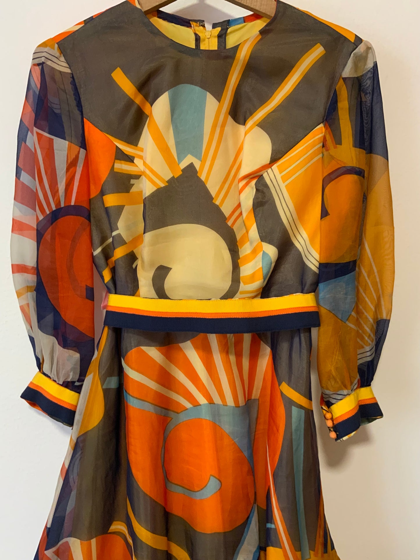 Fabuleuse Robe Confection main Seventies Vintage - T38