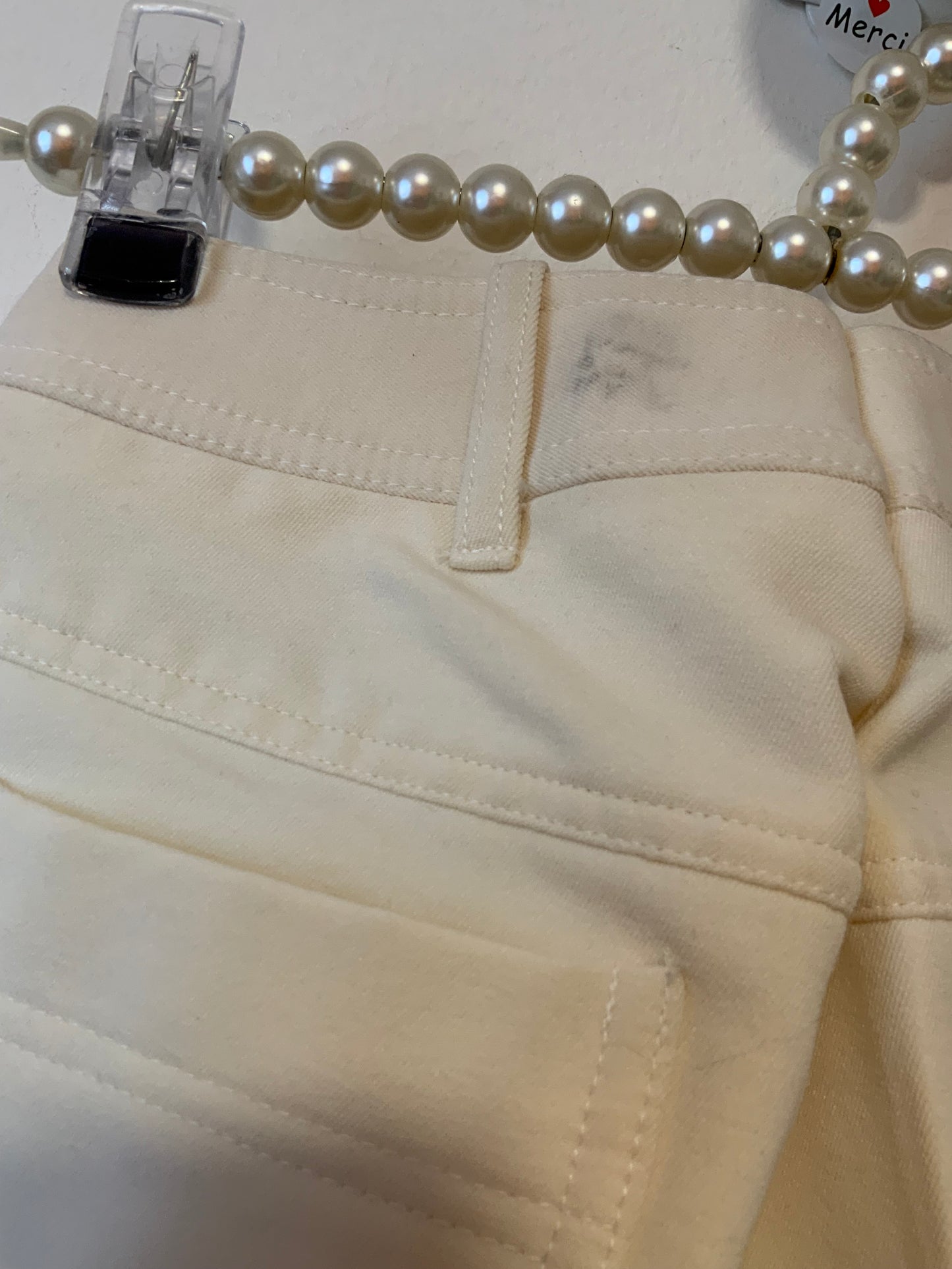 Rare et Superbe Flare 1960/70 Vintage Blanc Pur Rare Fuseau - T30/32.