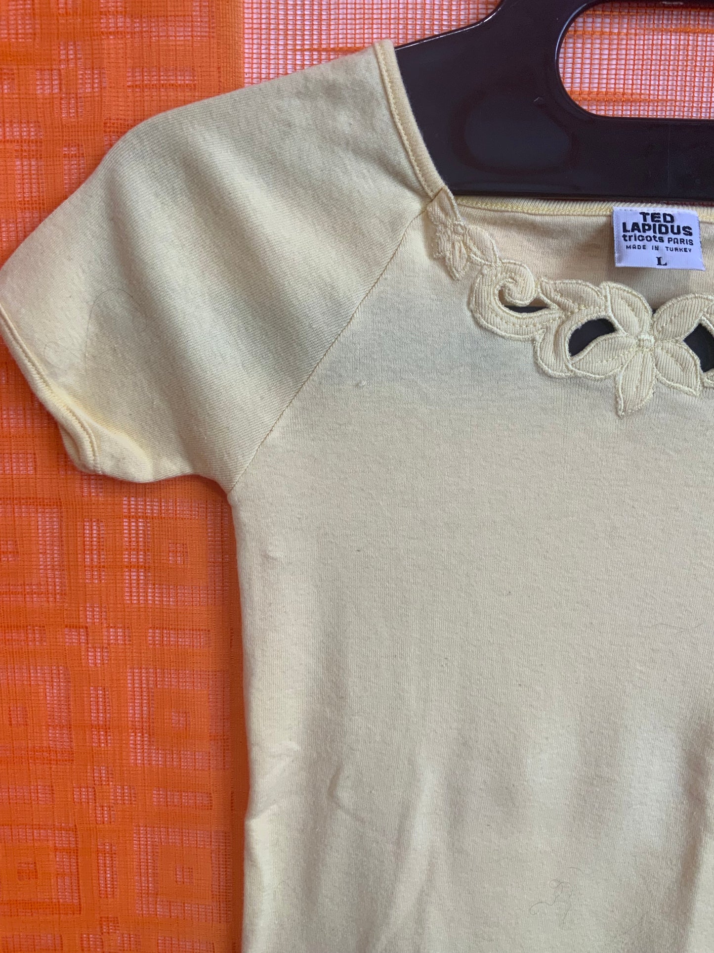 T shirt Coton Ted Lapidus Vintage 1970- T36