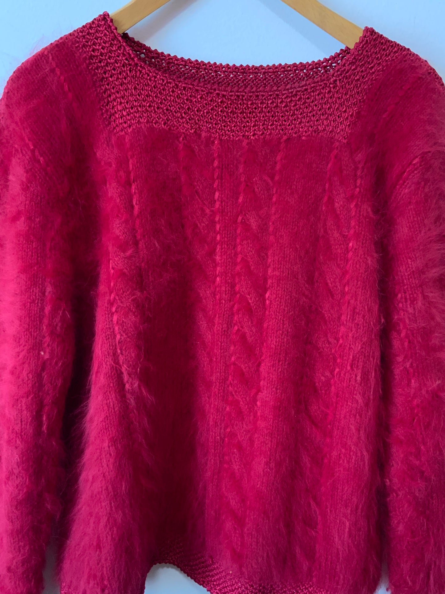 Anny Blatt Elegance Pull tricoté Main Vintage 1990- T42/44