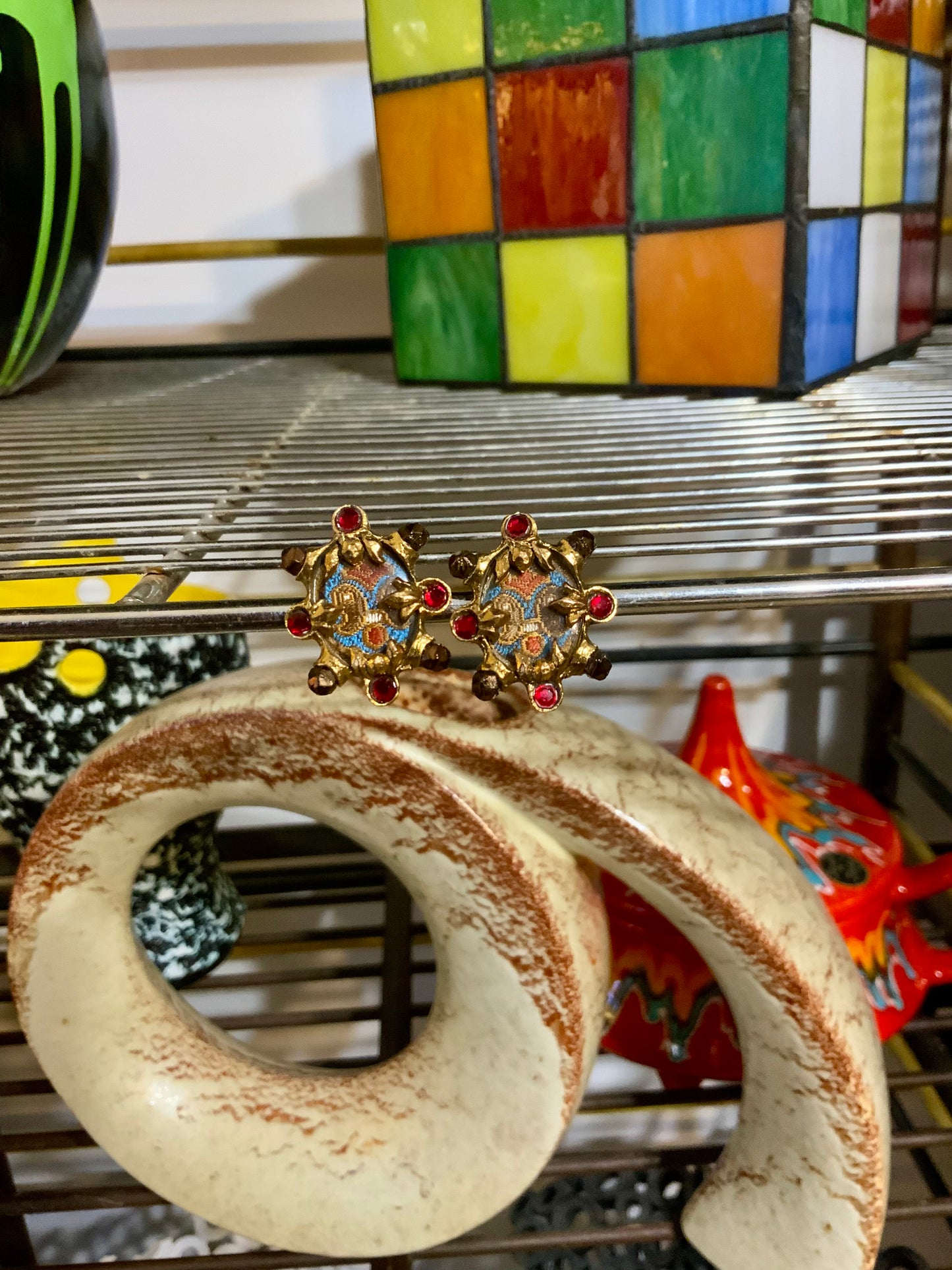 Boucles d’oreilles Sens Privé Vintage Haut de gamme style baroque