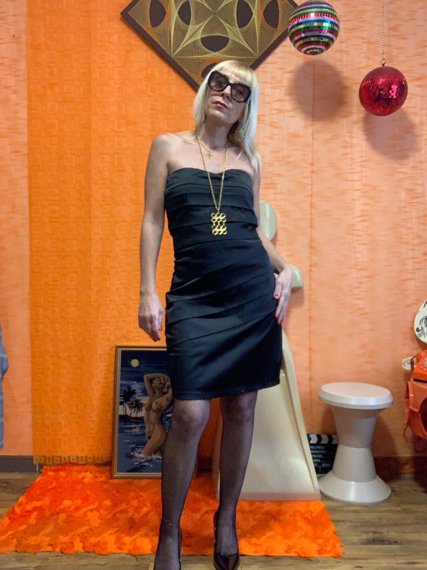 Robe fourreau Élégance Vintage 1990 Robe de fêtes