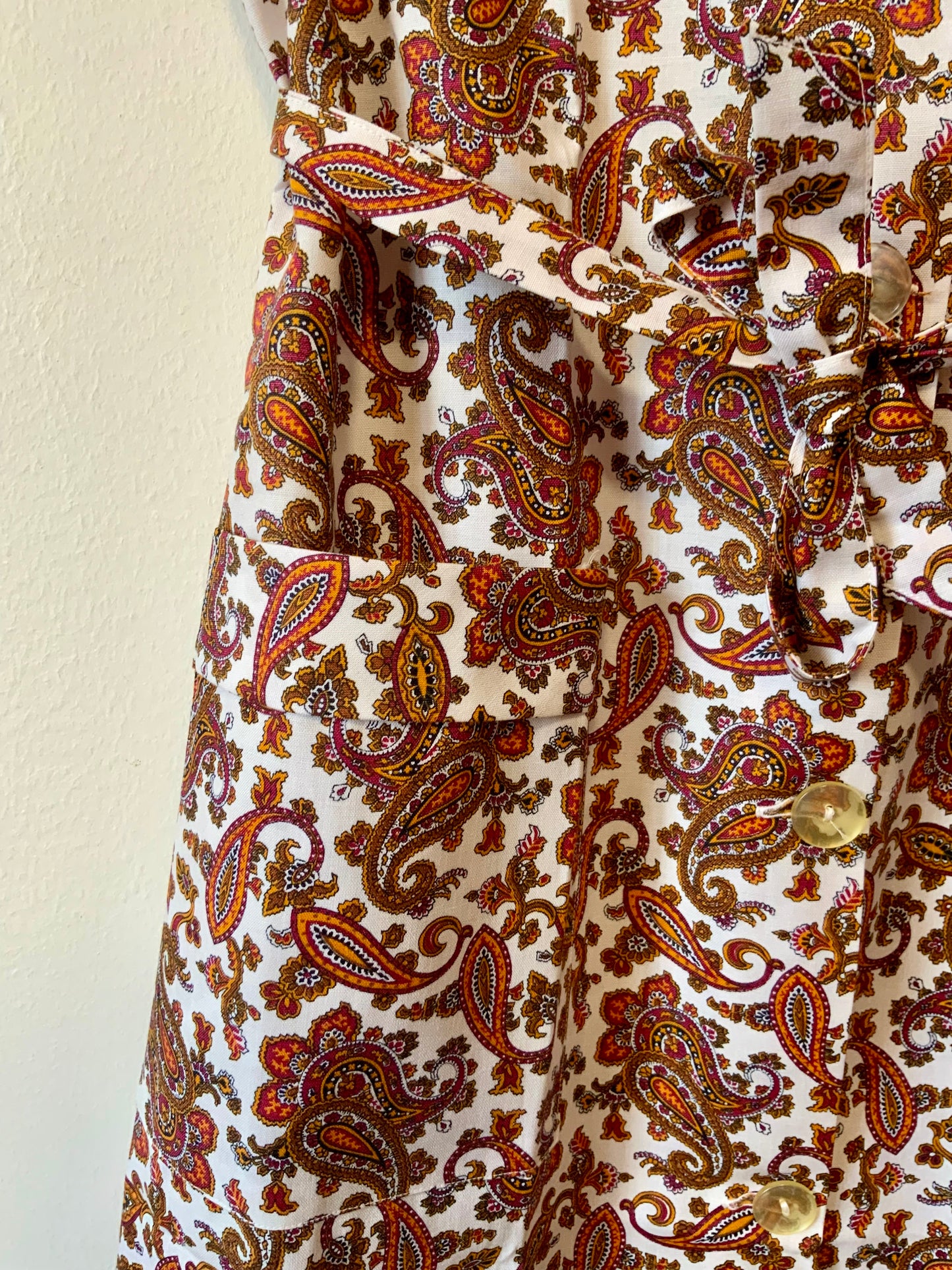 Blouse cachemire Robe Vintage Neuve Deadstock 1970- T42
