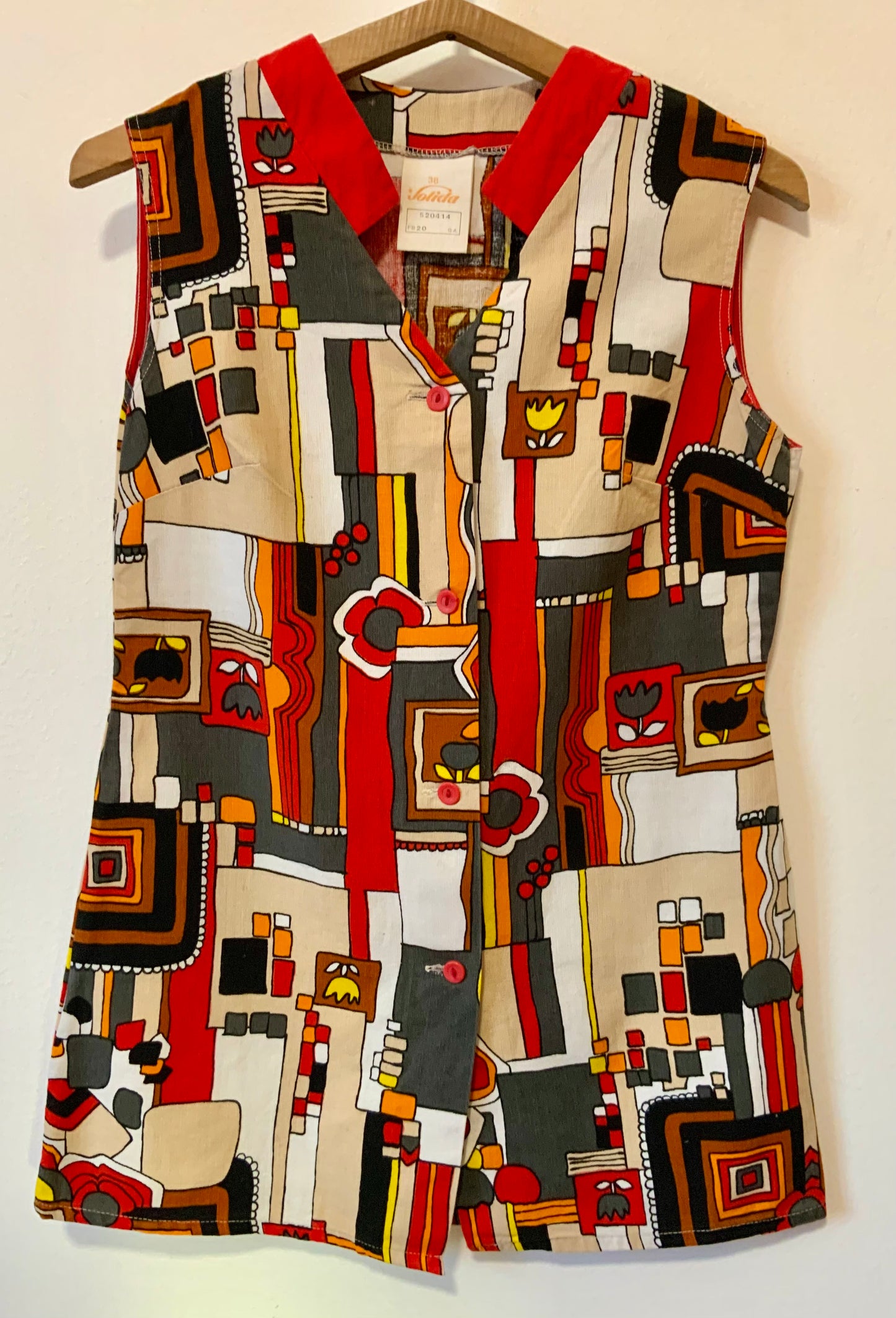 Blouse 1970 Vintage Deadstock Pépite